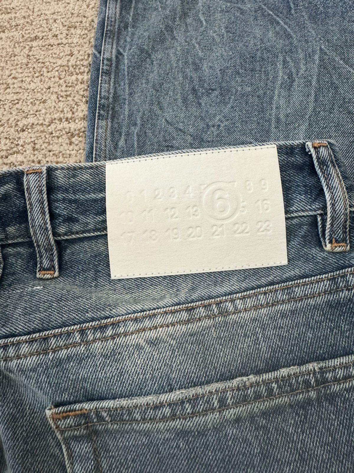 Balenciaga MM6 maison margiela blue oversized jeans Size US 28 / EU 44 - 6 Thumbnail