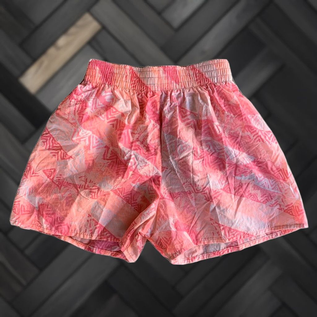 Aldo VINTAGE Italian Club Shorts By Aldo Gianne M Pink Geometric 80s 1980s Made In USA Mens Size 32" / US 10 / IT 46 - 1 Thumbnail