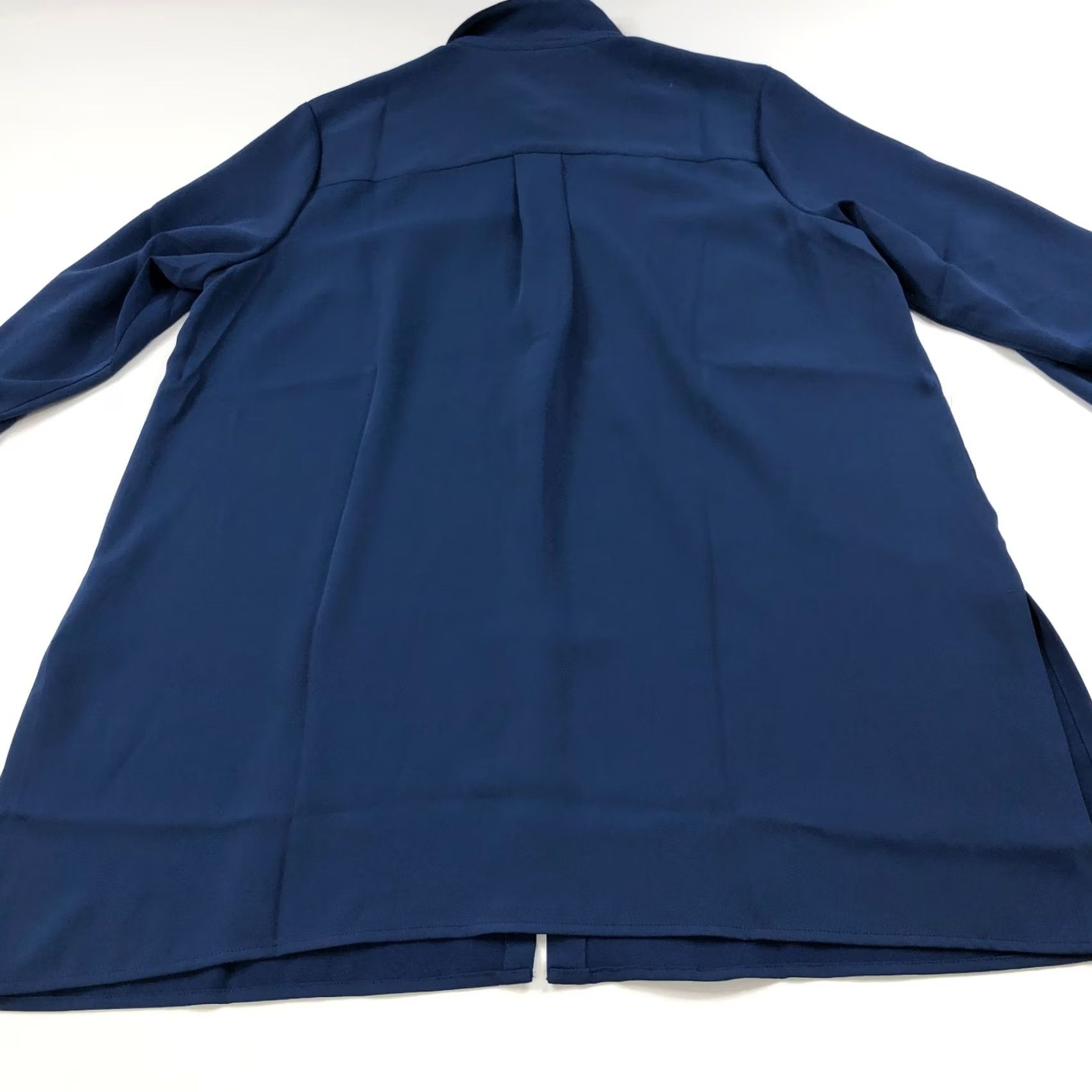 J. Jill J.Jill Wearever Collection Easy Care Large Tunic Button LS Shirt Blue MINT Women Size L / US 10 / IT 46 - 6 Thumbnail