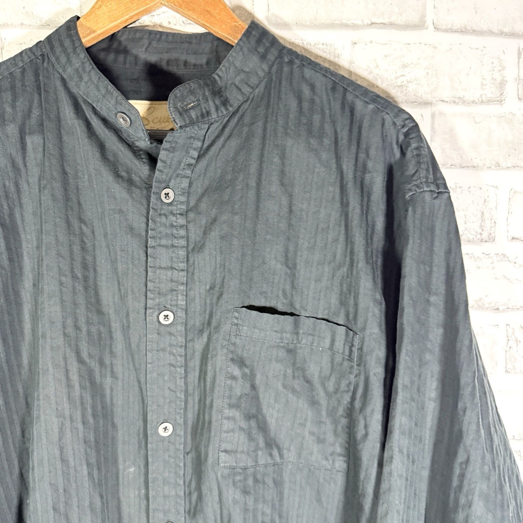 Scully VTG Scully Striped Long Sleeve Button-Down Western Shirt Mens L Gray Size US L / EU 52-54 / 3 - 2 Thumbnail