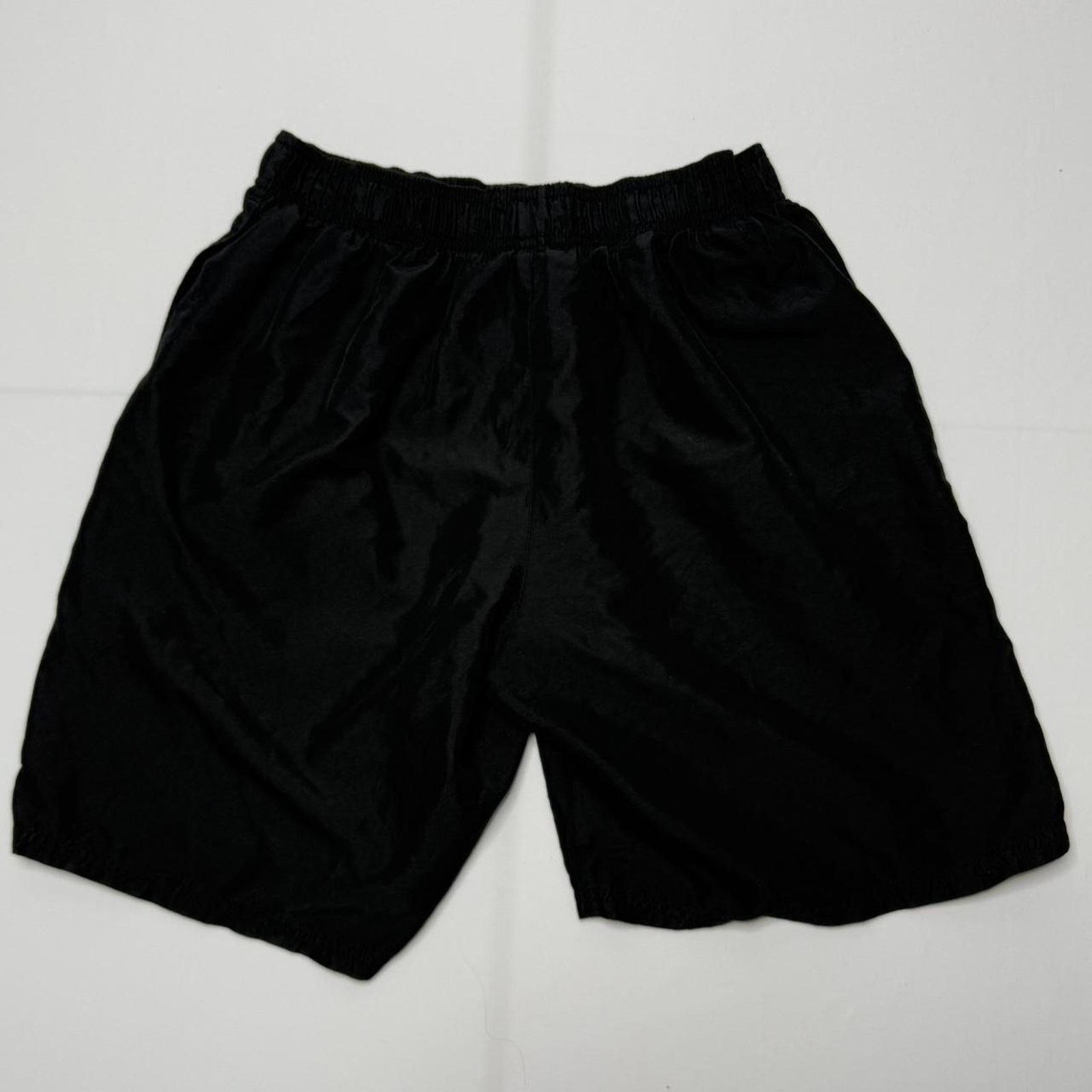 Nike Nike Black Nylon Mesh-Lined Athletic Shorts Size L Swoosh Size US 38 / EU 54 - 2 Thumbnail