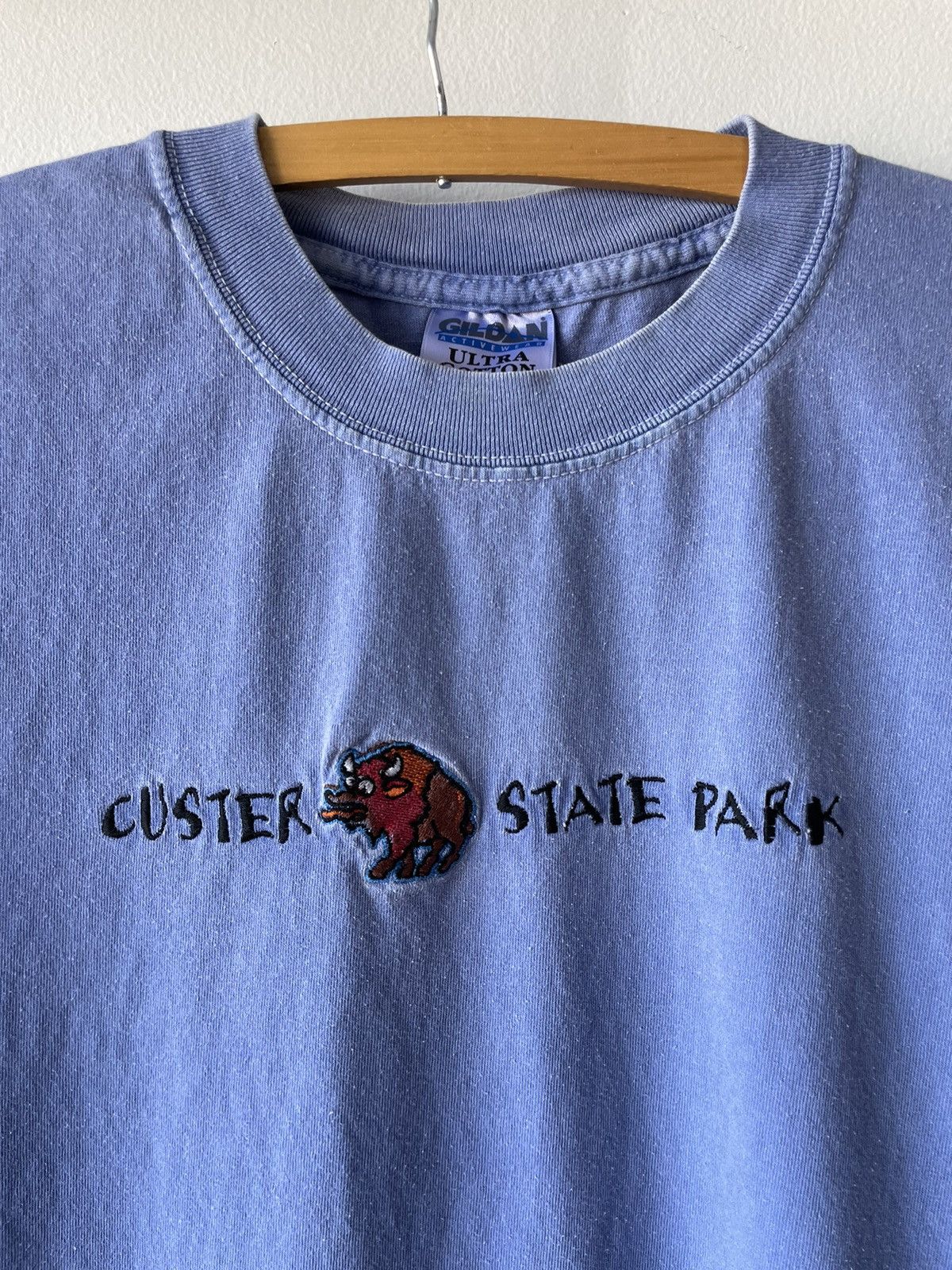 Vintage Vintage 2000s Custer State Park Navy Wash tee Size US XL / EU 56 / 4 - 3 Thumbnail