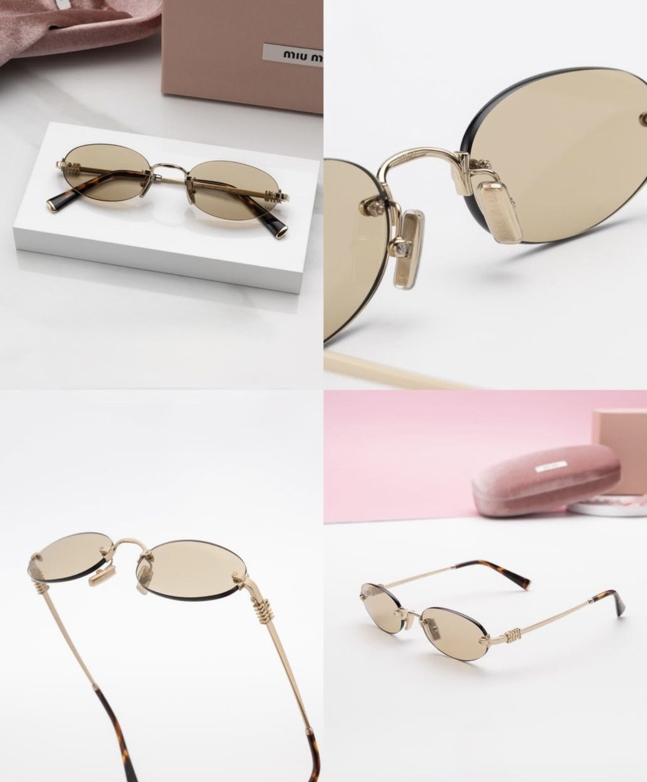 Miu Miu NEW Miu Miu sunglasses MU A54S ZVN10R Size ONE SIZE - 1 Thumbnail