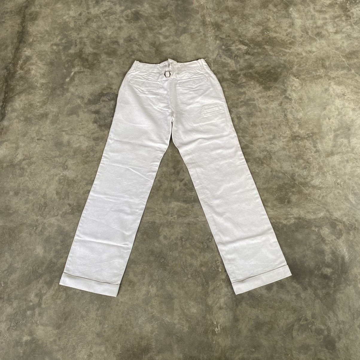 Japanese Brand 2000s Armour Luck Back Buckle Pants Size US 30 / EU 46 - 6 Thumbnail
