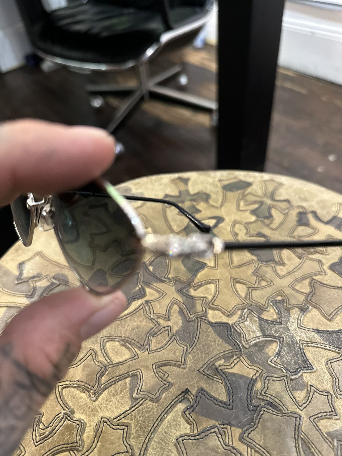 Chrome Hearts Chrome hearts DIAMOND DOG SUNGLASSES NEW Size ONE SIZE - 6 Thumbnail