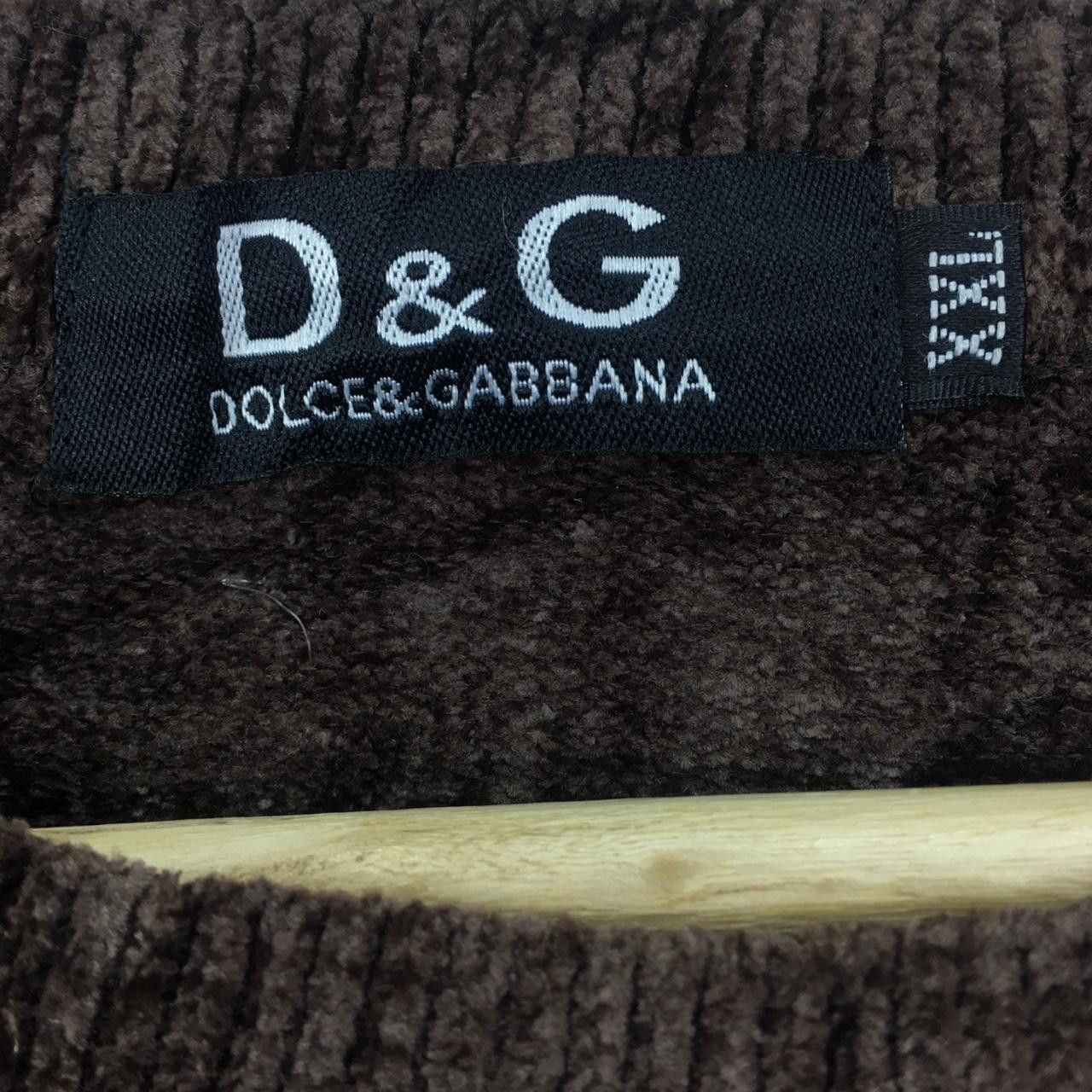Dolce & Gabbana Vtg DOLCE GABBANA D&G Striped Made In Italy Sweatshirt Size XXL / US 16-18 / IT 52-54 - 3 Thumbnail