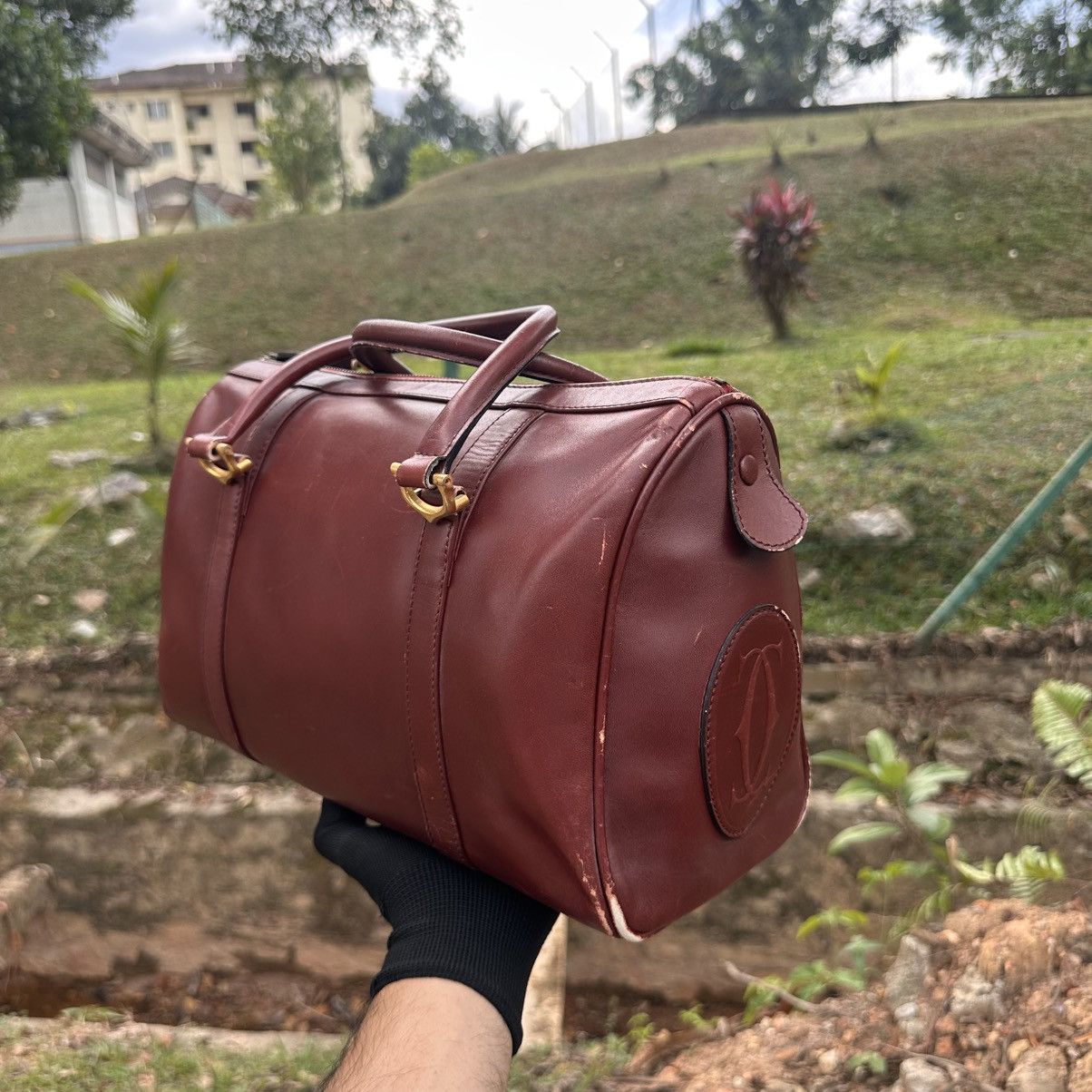 Cartier Cartier Les Must de Cartier Vintage Leather Handbag | AS IS Size ONE SIZE - 3 Thumbnail