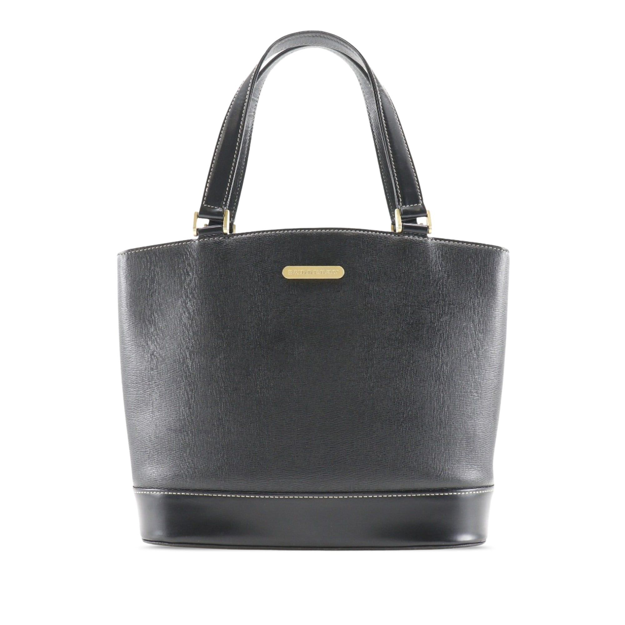 Burberry Leather Tote Size ONE SIZE - 1 Thumbnail