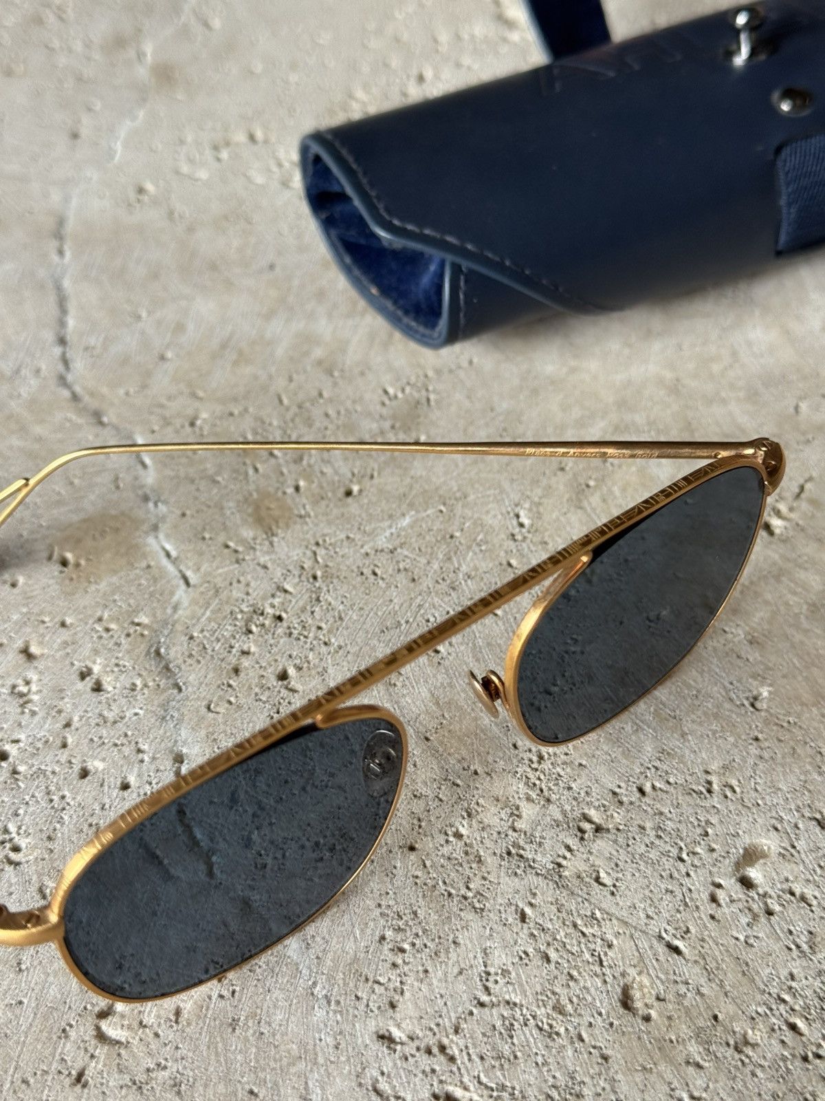 AHLEM Eyewear ALHEM BELLEVIE - PEONY GOLD & BLUE Size ONE SIZE - 6 Thumbnail