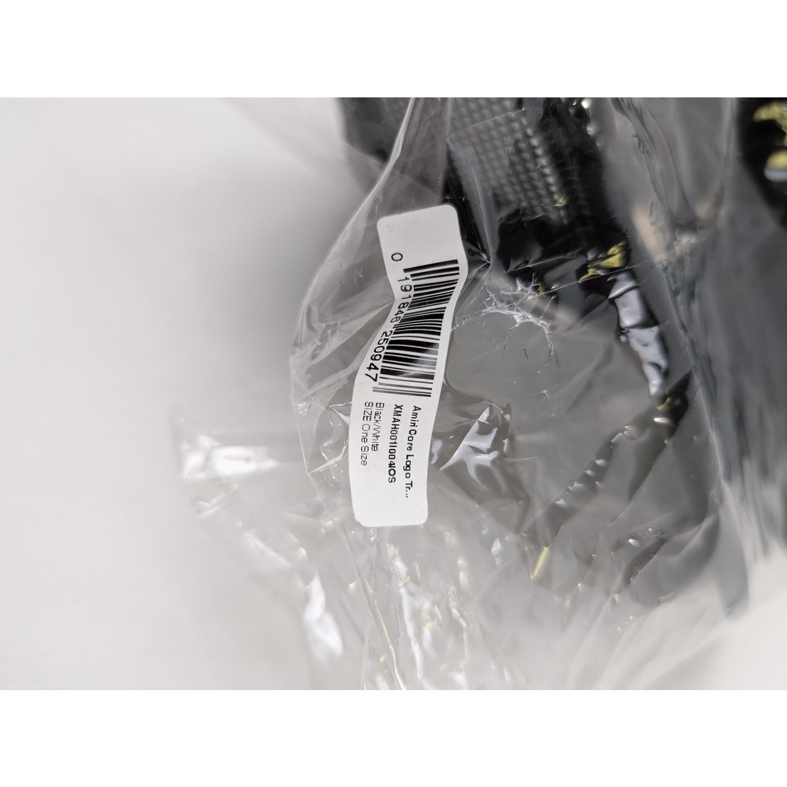 Amiri o1rshd1 Q:2 / Core Logo Trucker Cap / Hat in Black/White Size ONE SIZE - 18 Thumbnail