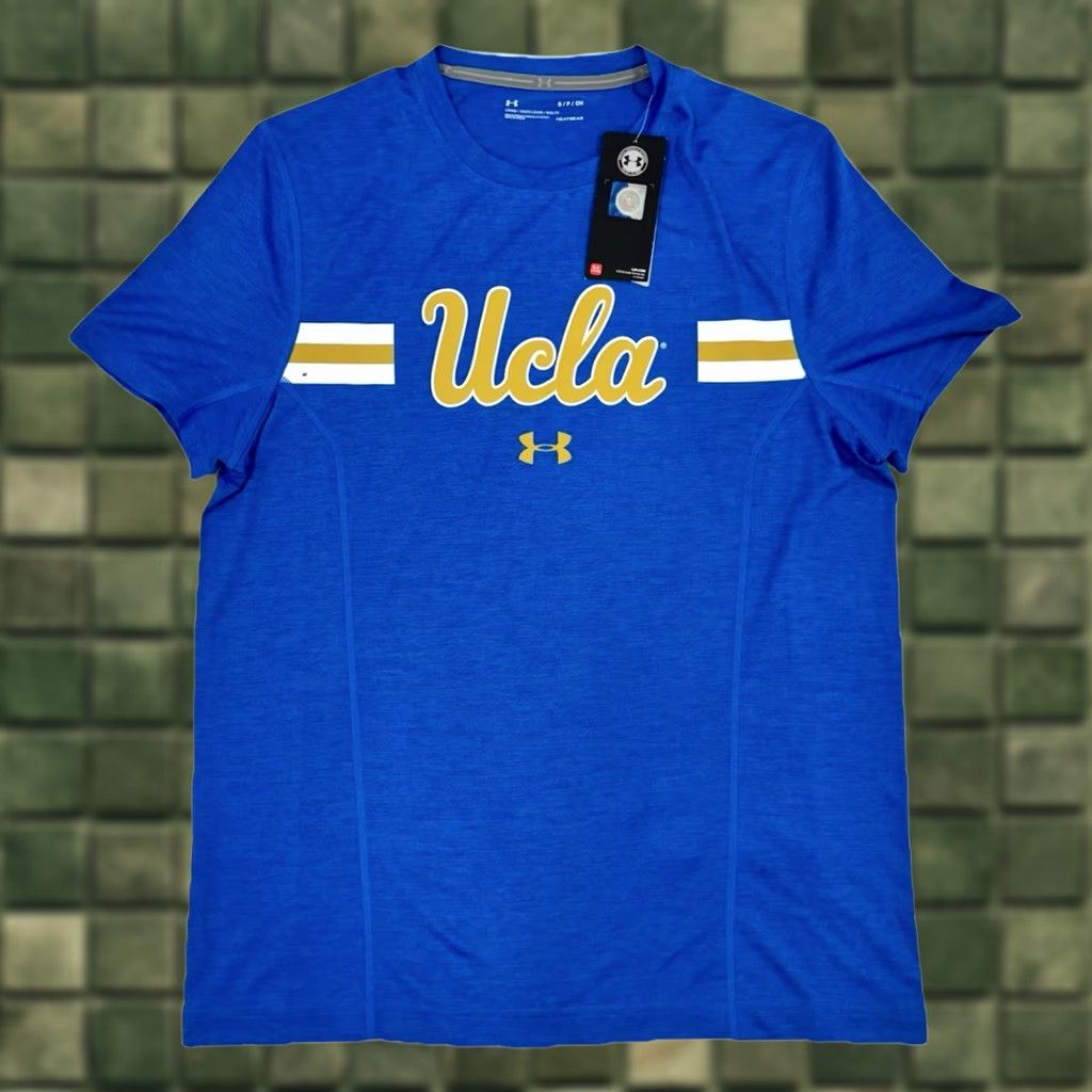 Under Armour UCLA Bruins Under Armour Shirt Men’s Small Loose Fit Heat Gear Long Sleeve Blue 90% Polyester 10% Elastane Size US S / EU 44-46 / 1 - 1 Thumbnail