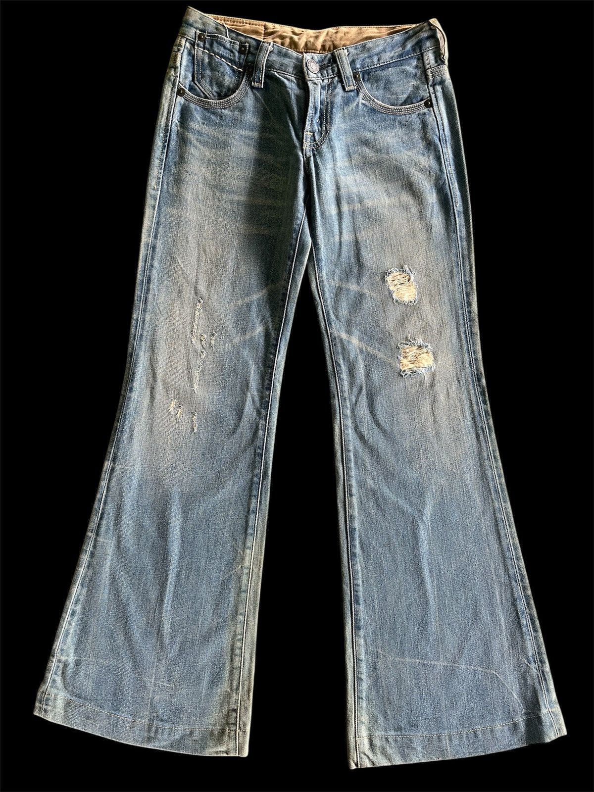 Hysteric Glamour × Levi's × Vintage Flare Distressed Levis Denim Size US 29 - 1 Thumbnail