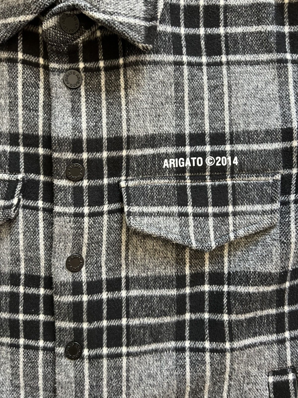 Axel Arigato Tait Checked Overshirt Size US M / EU 48-50 / 2 - 3 Thumbnail