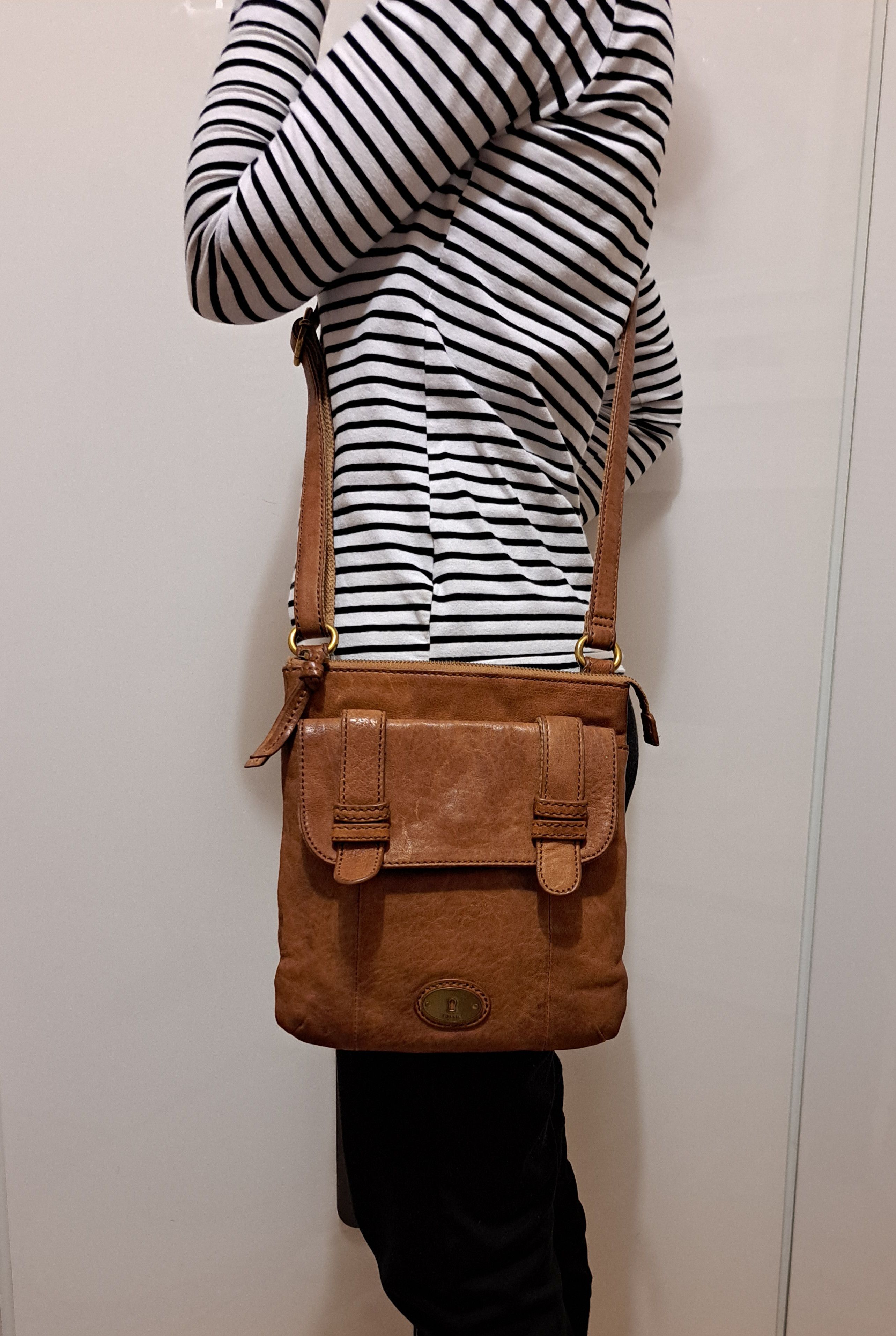 Fossil Brown leather Fossil crossbody bag Size ONE SIZE - 2 Thumbnail