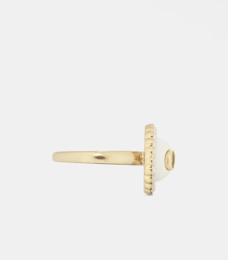 Dior Dior PETIT CD BAROQUE RING Gold-Finish Metal Size ONE SIZE - 2 Thumbnail