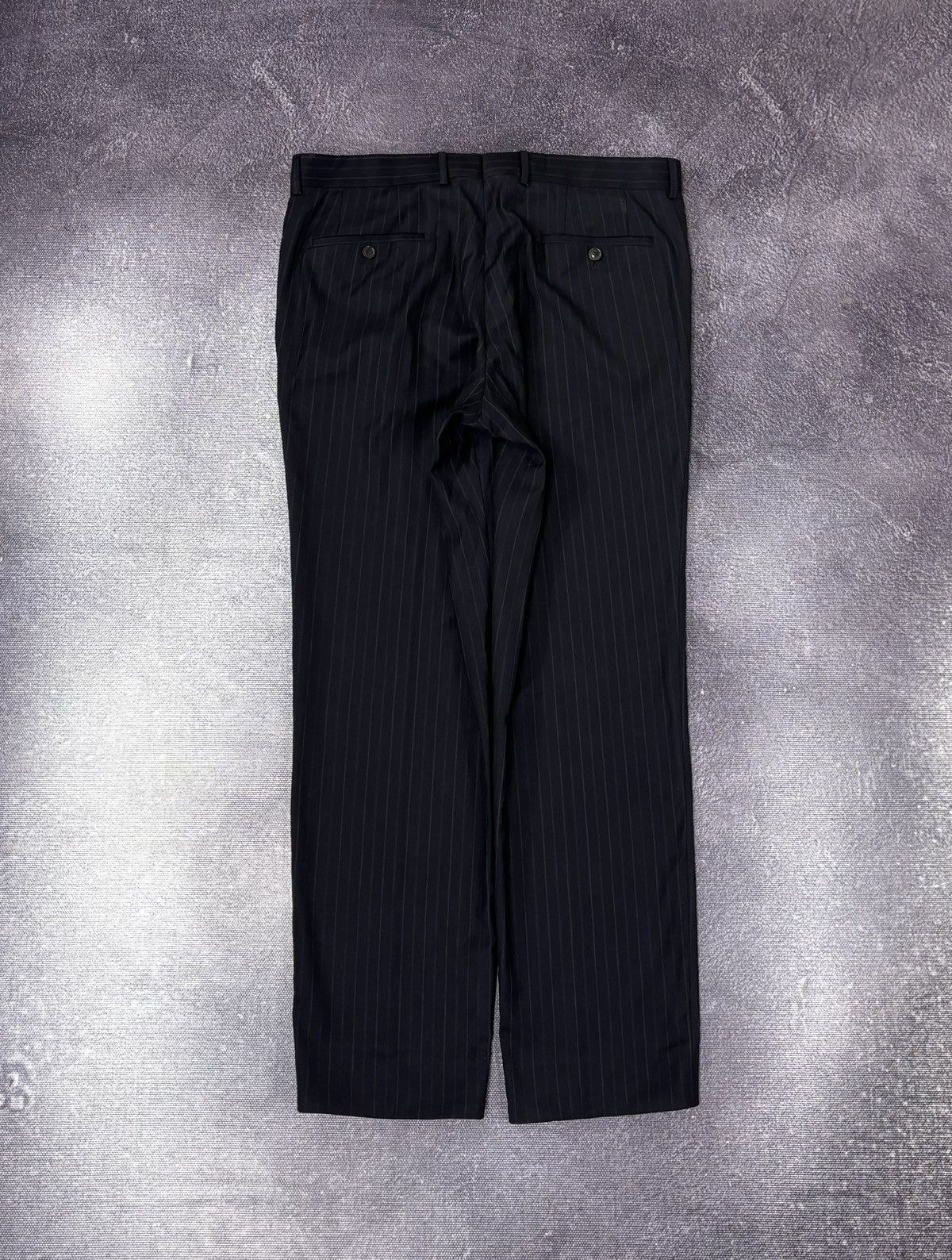 Hugo Boss Hugo Boss Selection Men’s 2-Piece Navy Striped Wool Suit Size 42R - 25 Thumbnail