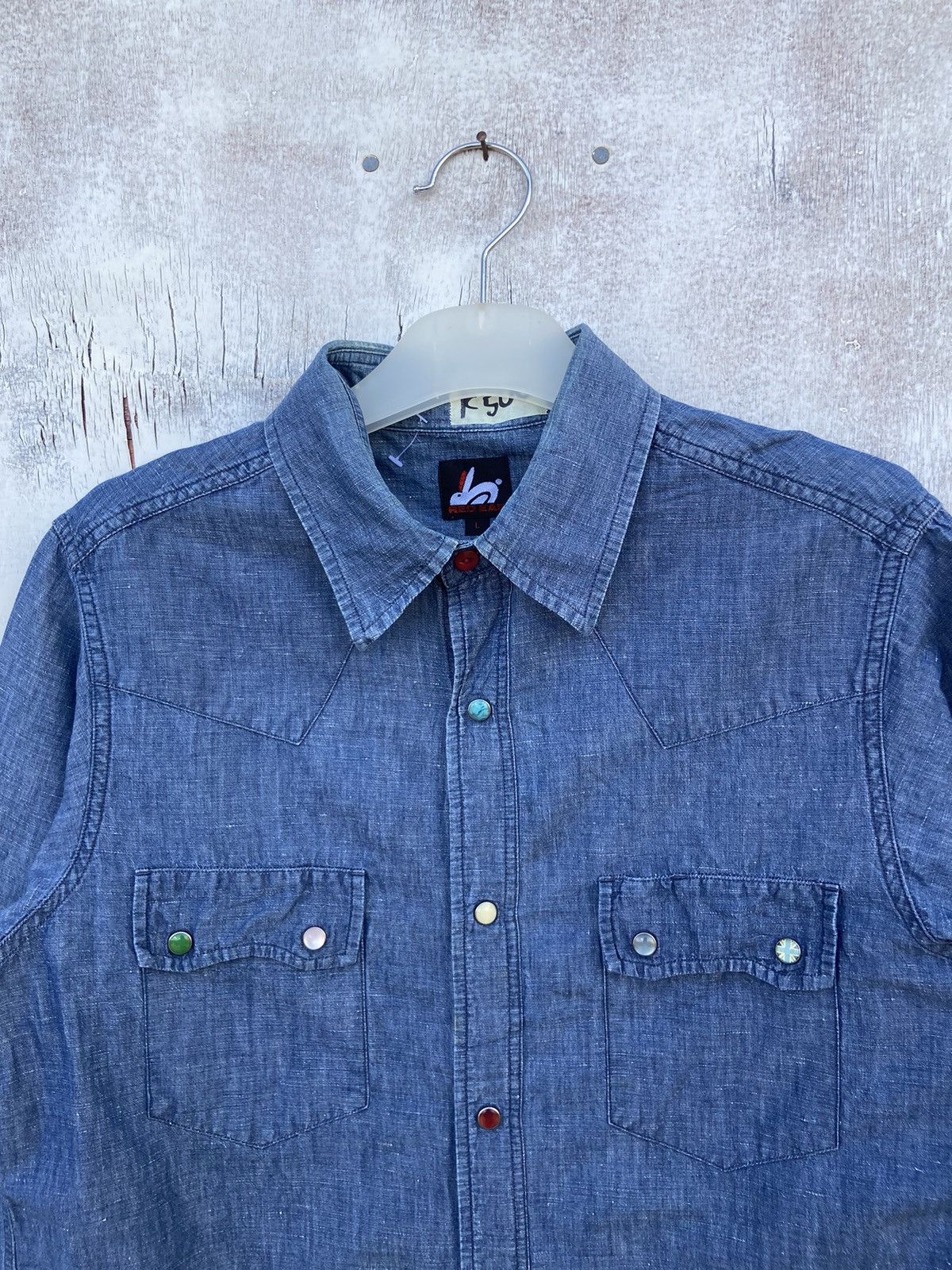 Japanese Brand Red Ear by Paul Smith Western Shirt Size US L / EU 52-54 / 3 - 6 Thumbnail