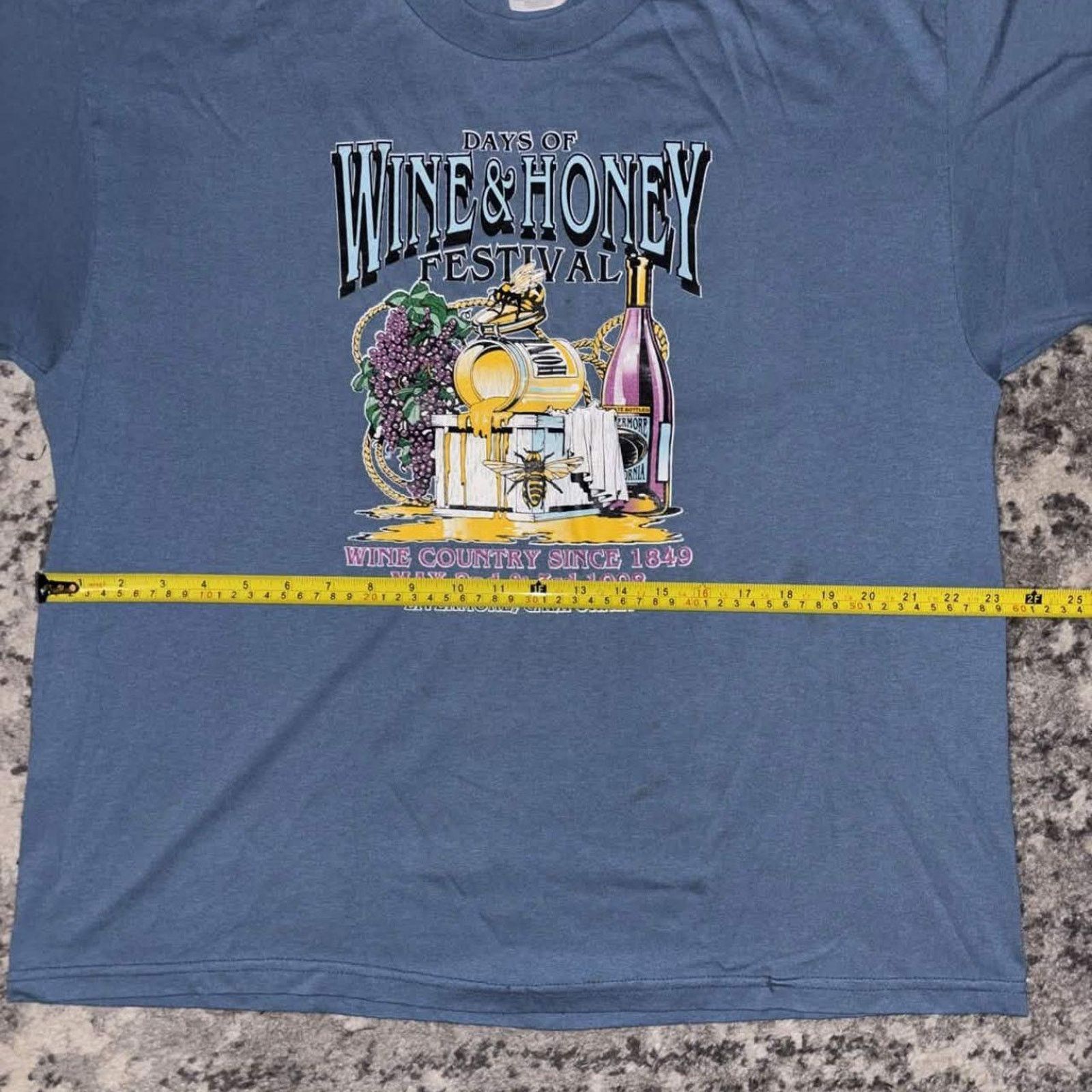 Vintage Vintage 90s Days of Wine and Honey Festival Shirt Size US XL / EU 56 / 4 - 7 Thumbnail