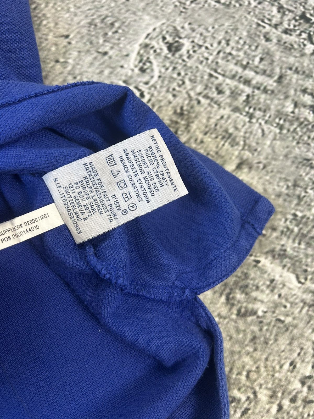 Ralph Lauren Chief Keef Polo Ralph Lauren Italia vintage blue polo shirt Size US L / EU 52-54 / 3 - 7 Thumbnail
