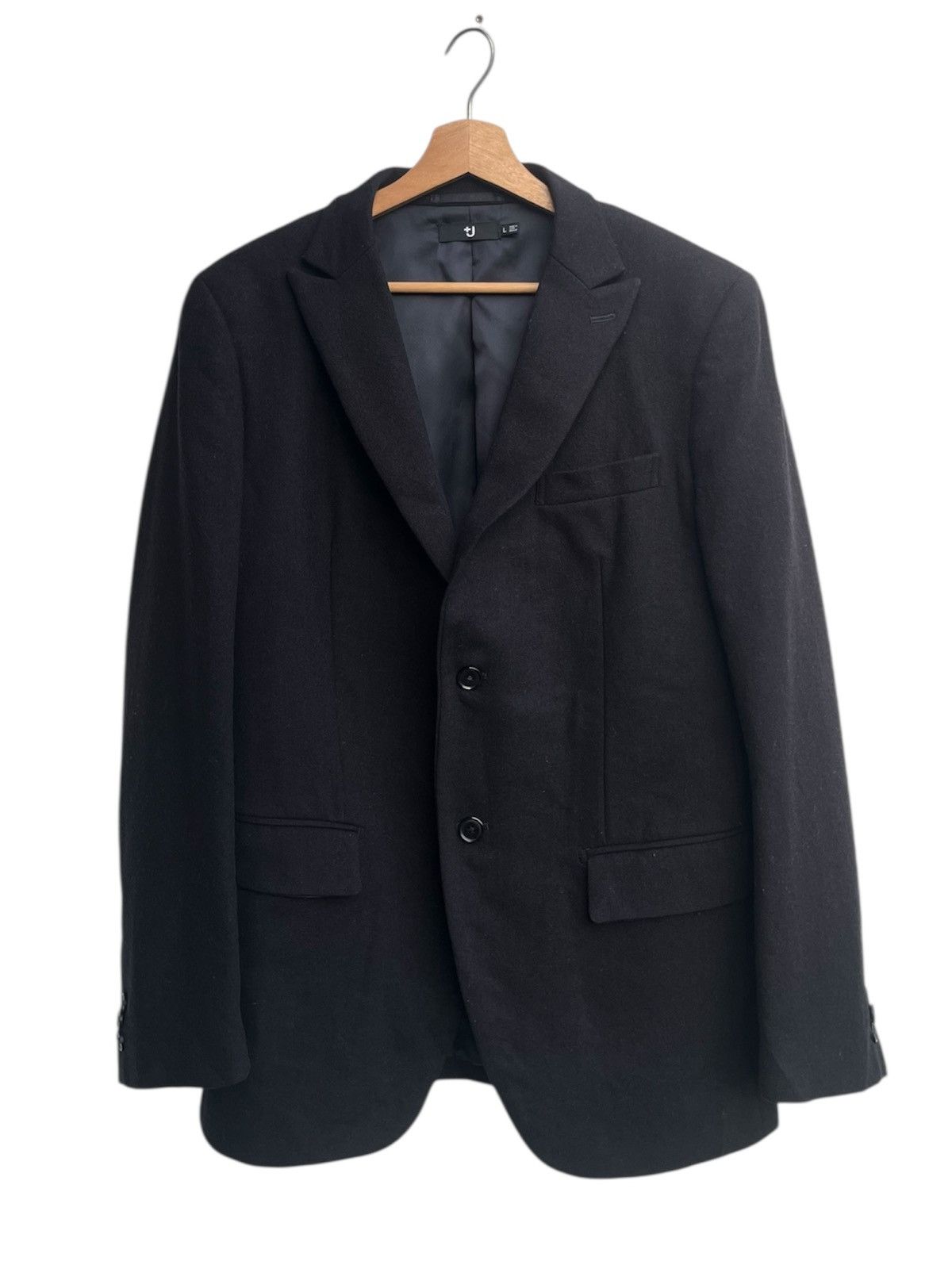 Jil Sander FW23 Black Melton Wool Zip Jacket | Grailed