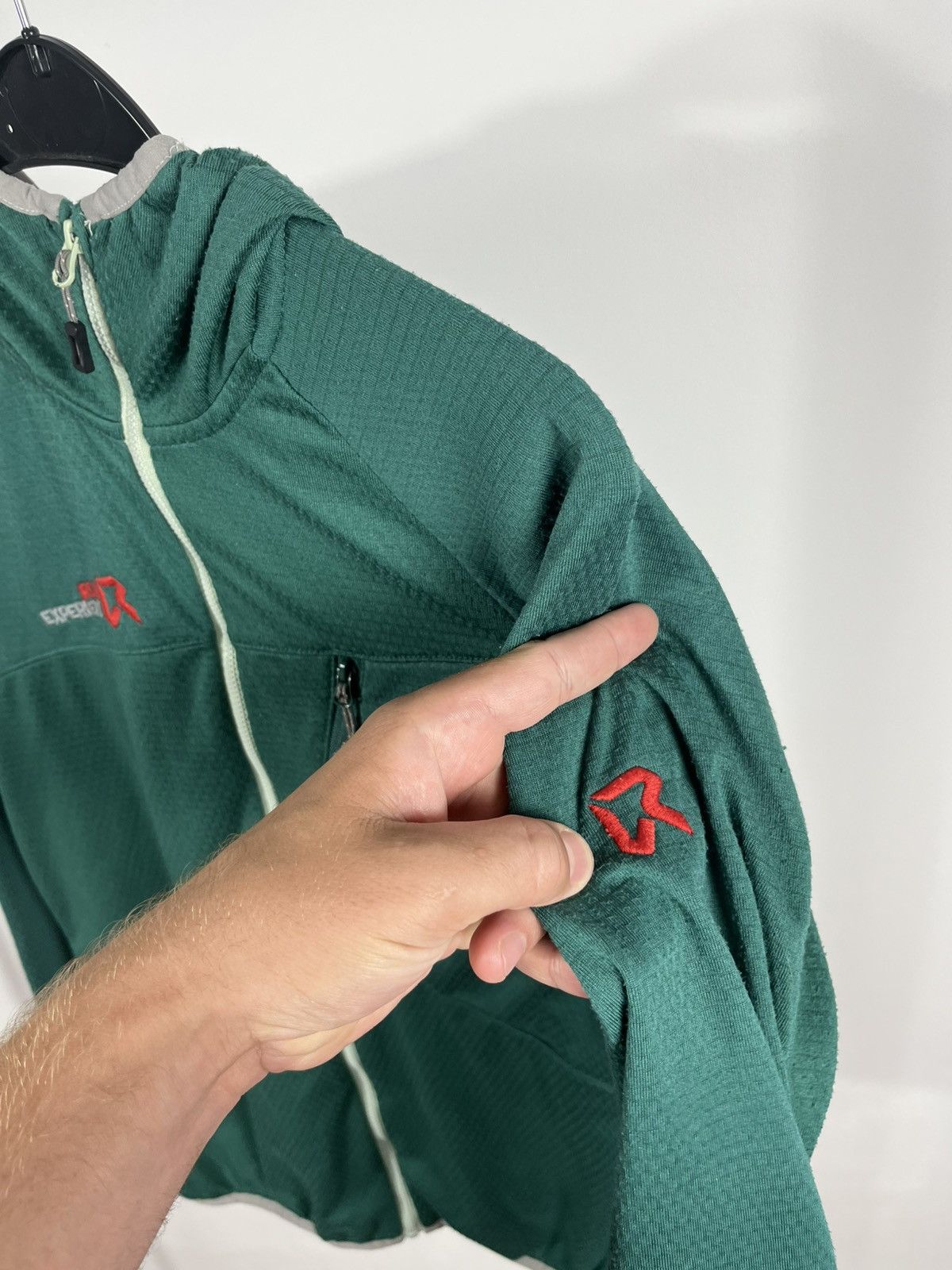 Other Rock Experience Women’s Green Hoodie Zip Fleece Jacket Size L / US 10 / IT 46 - 4 Thumbnail