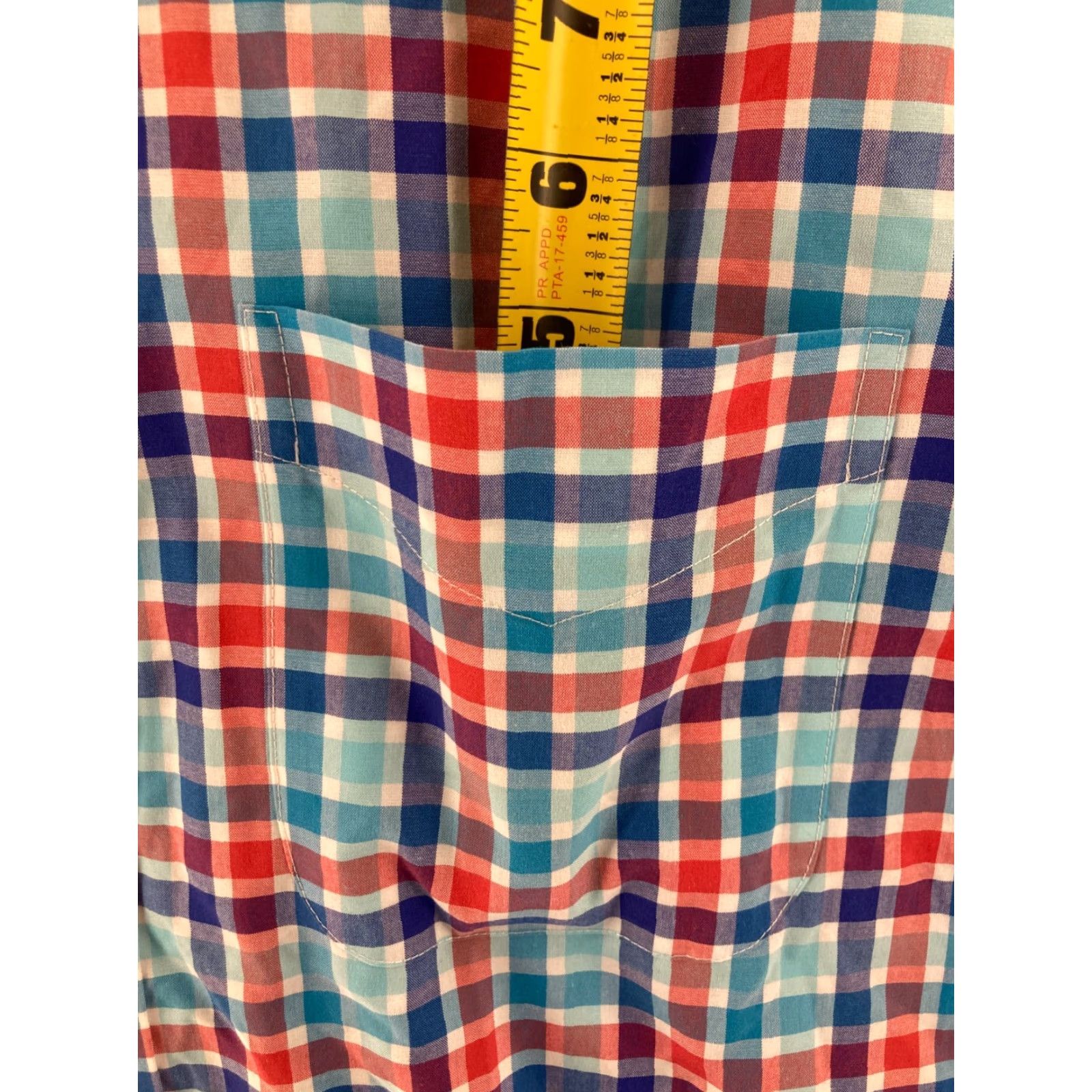 Jos. A. Bank Jos A Bank Traveler Shirt Mens Medium Blue Red Stripes Shirt Mens Regular XS? Size US M / EU 48-50 / 2 - 6 Thumbnail