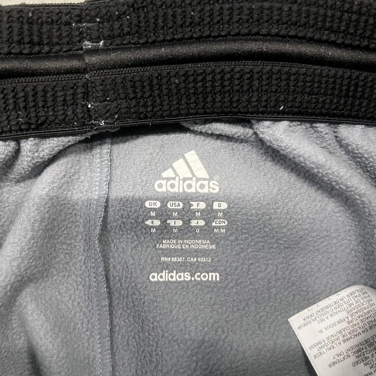 Adidas Vintage Y2K/2000s Baggy Grey Adidas Striped Trackpants! Size US 32 / EU 48 - 7 Thumbnail