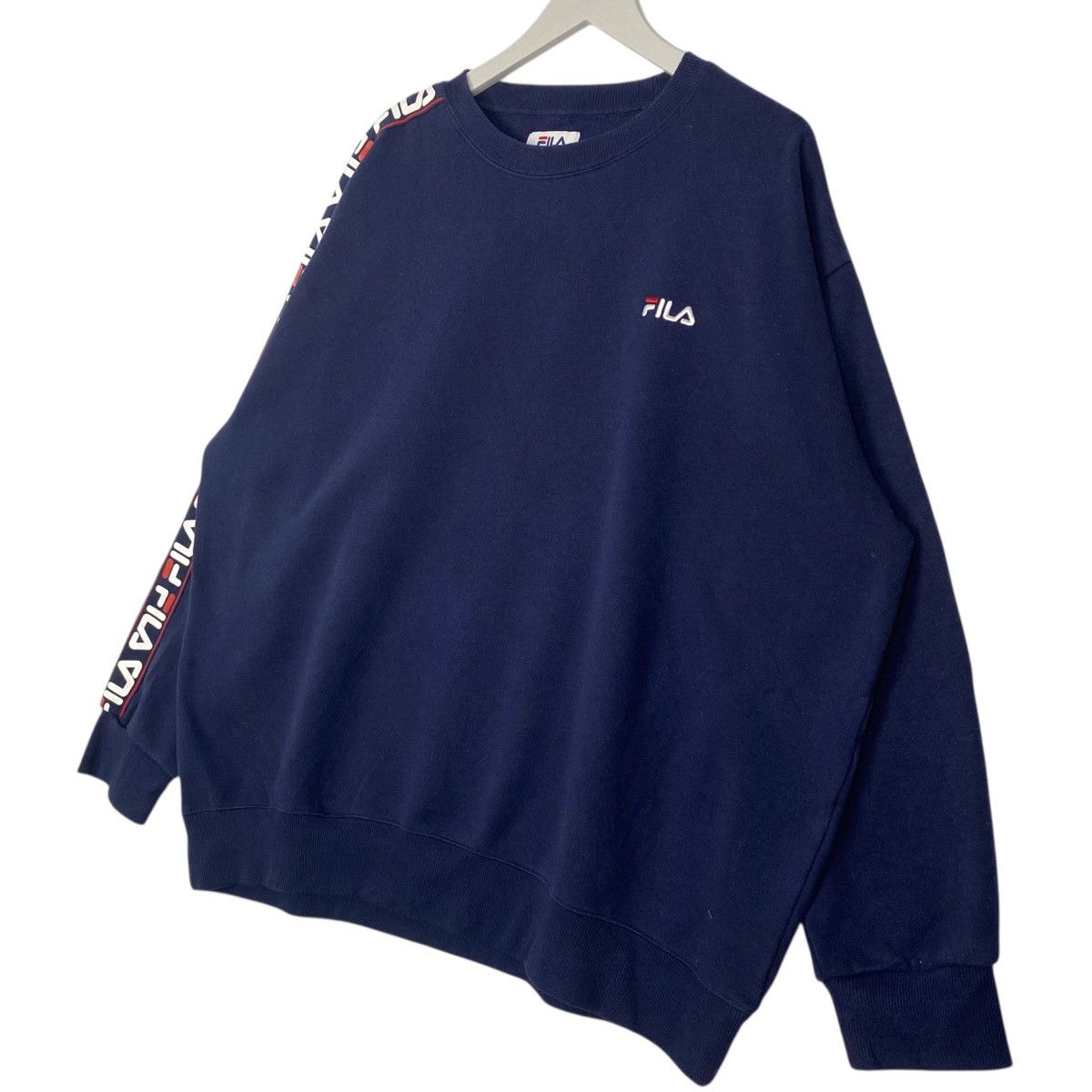 Vintage Vintage Fila Crewneck Sweathirt NavyBlue Pullover Jumper SzL Size US L / EU 52-54 / 3 - 2 Thumbnail