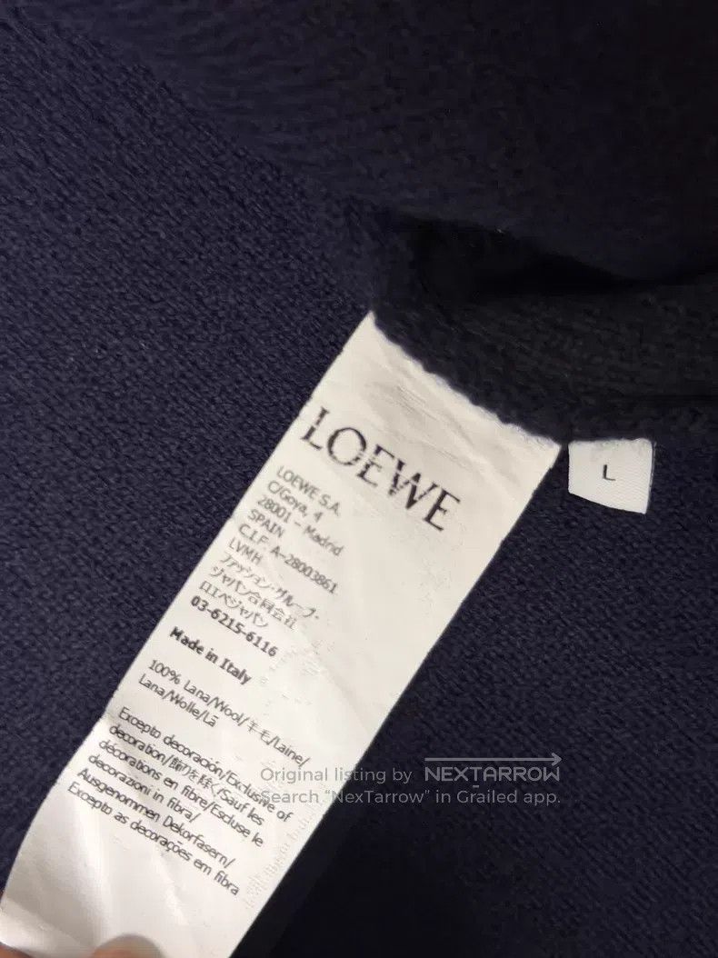 Loewe Loewe Towel Cardigan 100% Wool Size L / US 10 / IT 46 - 4 Thumbnail