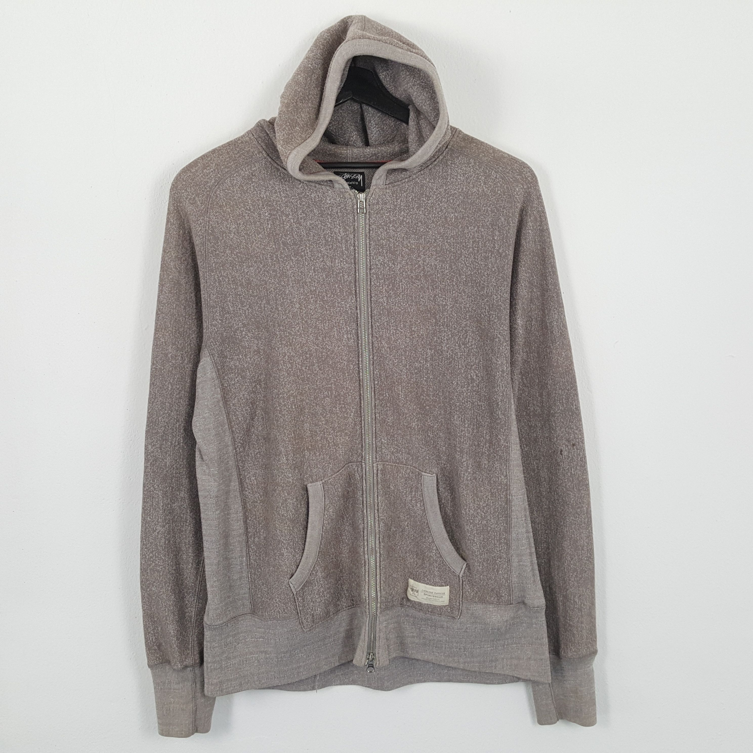 Stussy × Vintage STUSSY Streetwear Skater Style Custom Art Zipper Hoodies Size US XL / EU 56 / 4 - 3 Thumbnail