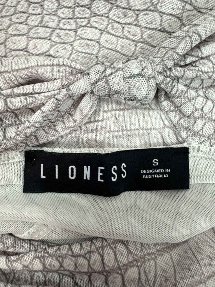 Lioness Miracle Mile Snakeskin-Print Python Mini Dress Size S / US 4 / IT 40 - 19 Thumbnail