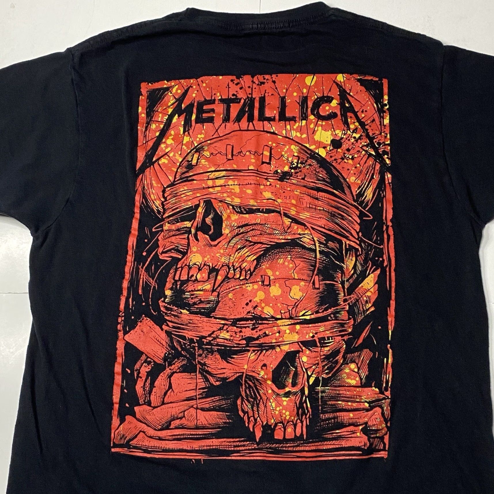 Doublet METALLICA T-Shirt Short Sleeve Crew Neck Black Unisex Adults Double Sided M, Band Shirt, 2000s, Mens/Womens (adjusted for original constraints) Size US M / EU 48-50 / 2 - 3 Thumbnail