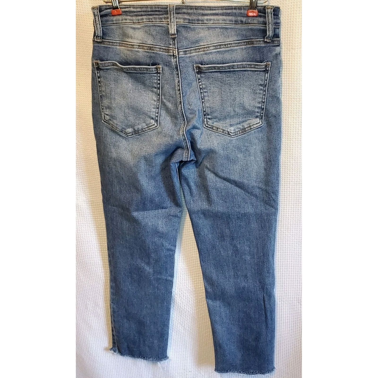 Vintage KUT From The Kloth Rachael Fab Ab Mom Jeans High Rise Ankle Crop Sz 4 Size 27" / US 4 / IT 40 - 2 Thumbnail