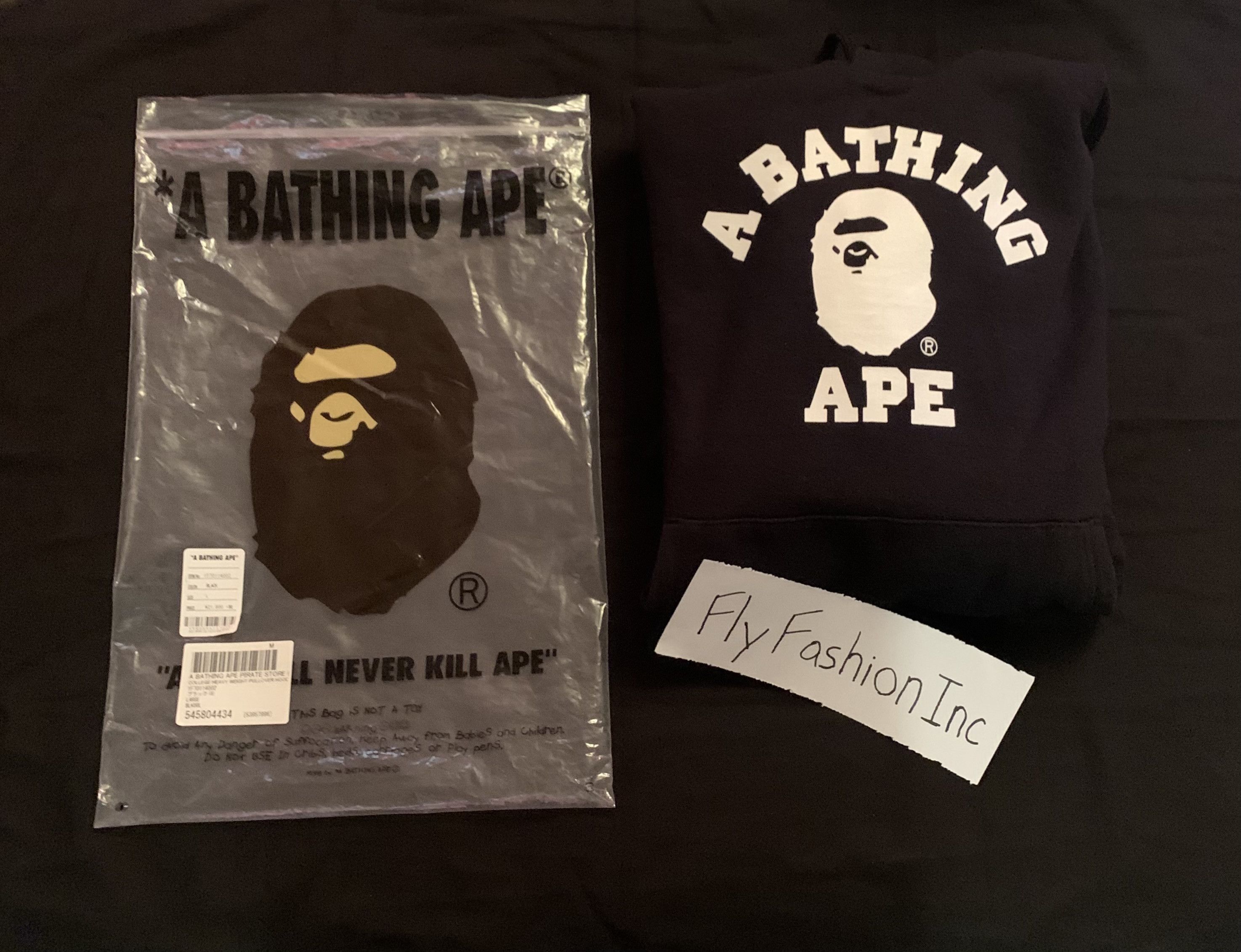 Bape Bape Heavy Weight Pullover Hoodie Size US L / EU 52-54 / 3 - 1 Thumbnail