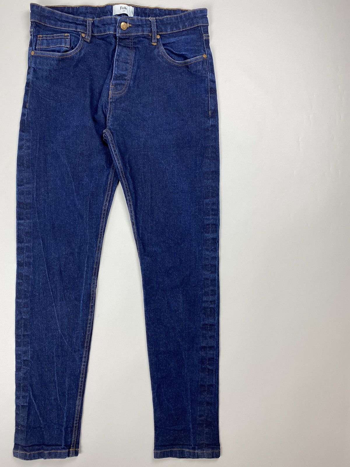 Folk Folk men’s Selvedge Denim Jeans Size US 34 / EU 50 - 3 Thumbnail