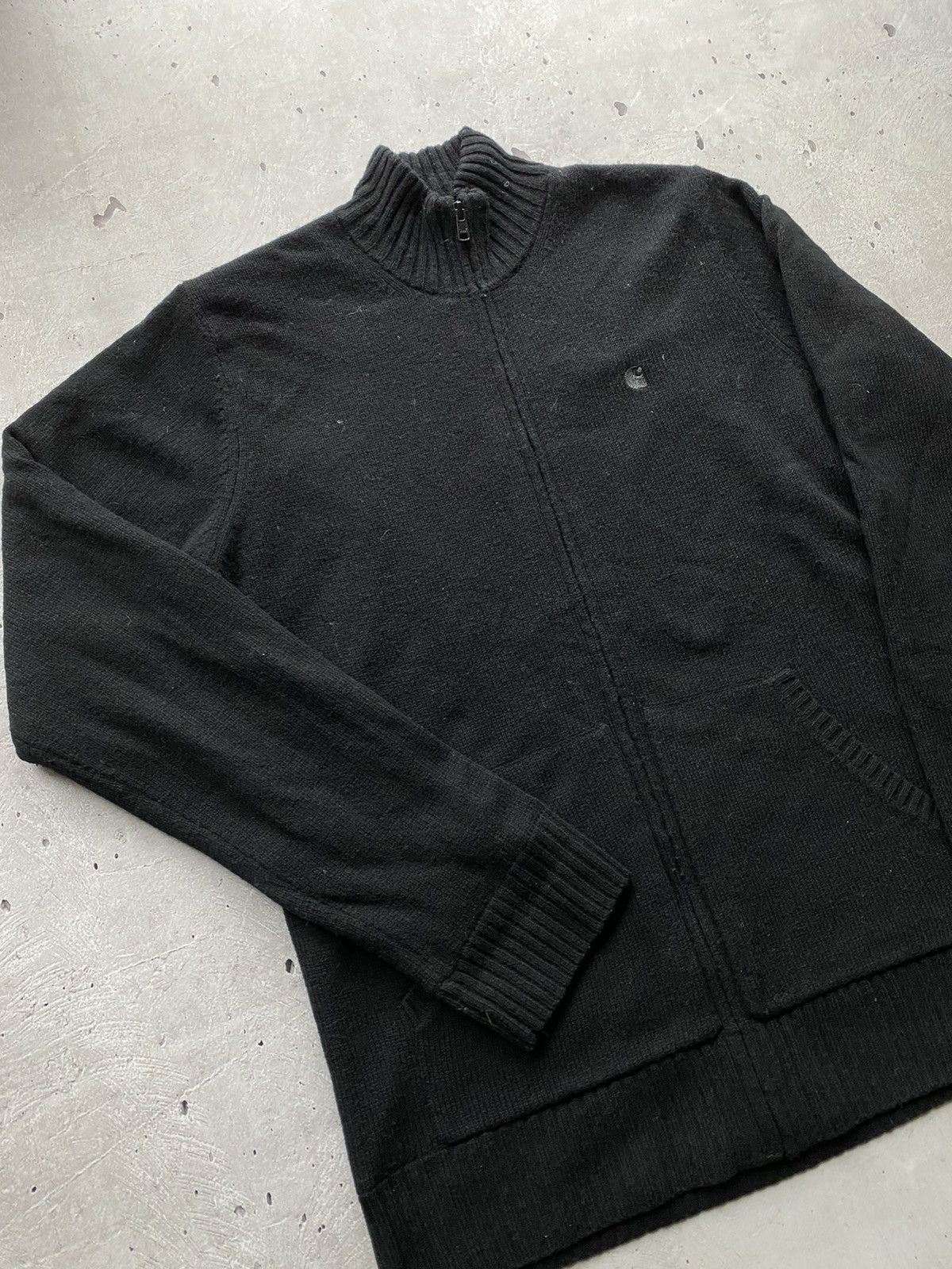 Carhartt Rare Vintage Carhartt Hodie Full Zip Y2K Work Black Size US M / EU 48-50 / 2 - 1 Thumbnail