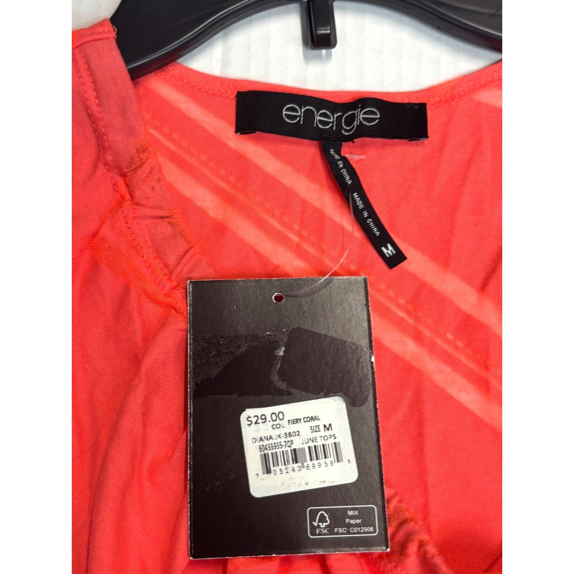 Energie Energie Active Juniors' Diana Cowl-Neck Burnout Tank Top , C Size M / US 6-8 / IT 42-44 - 8 Thumbnail