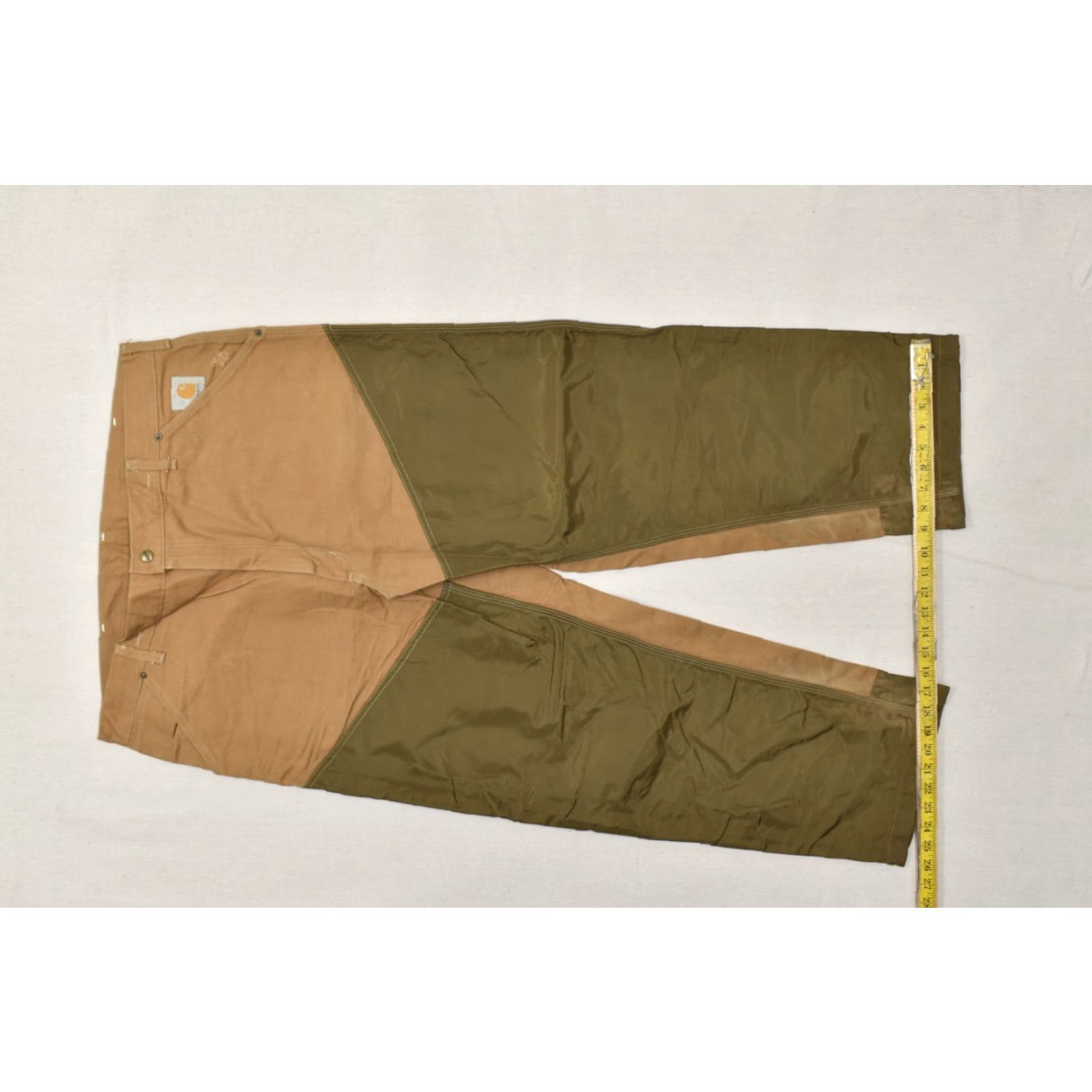 Carhartt VINTAGE Carhartt Pants Canvas Brush Duck Hunting 28x28 Tan Double Knee Briar Wat Size US 28 / EU 44 - 5 Thumbnail