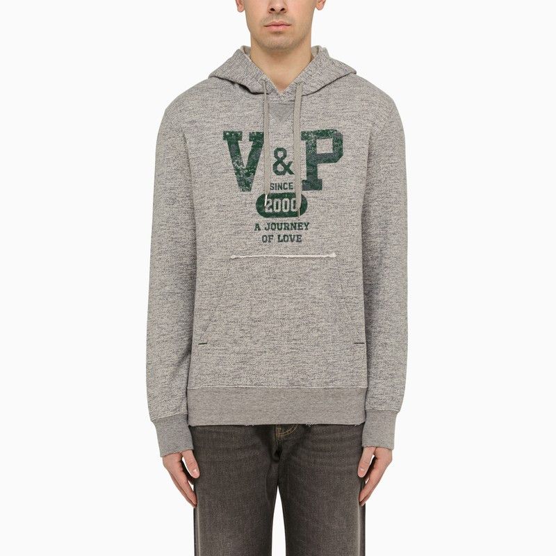 image of Golden Goose Grey Cotton Hoodie, Men's (Size Medium)