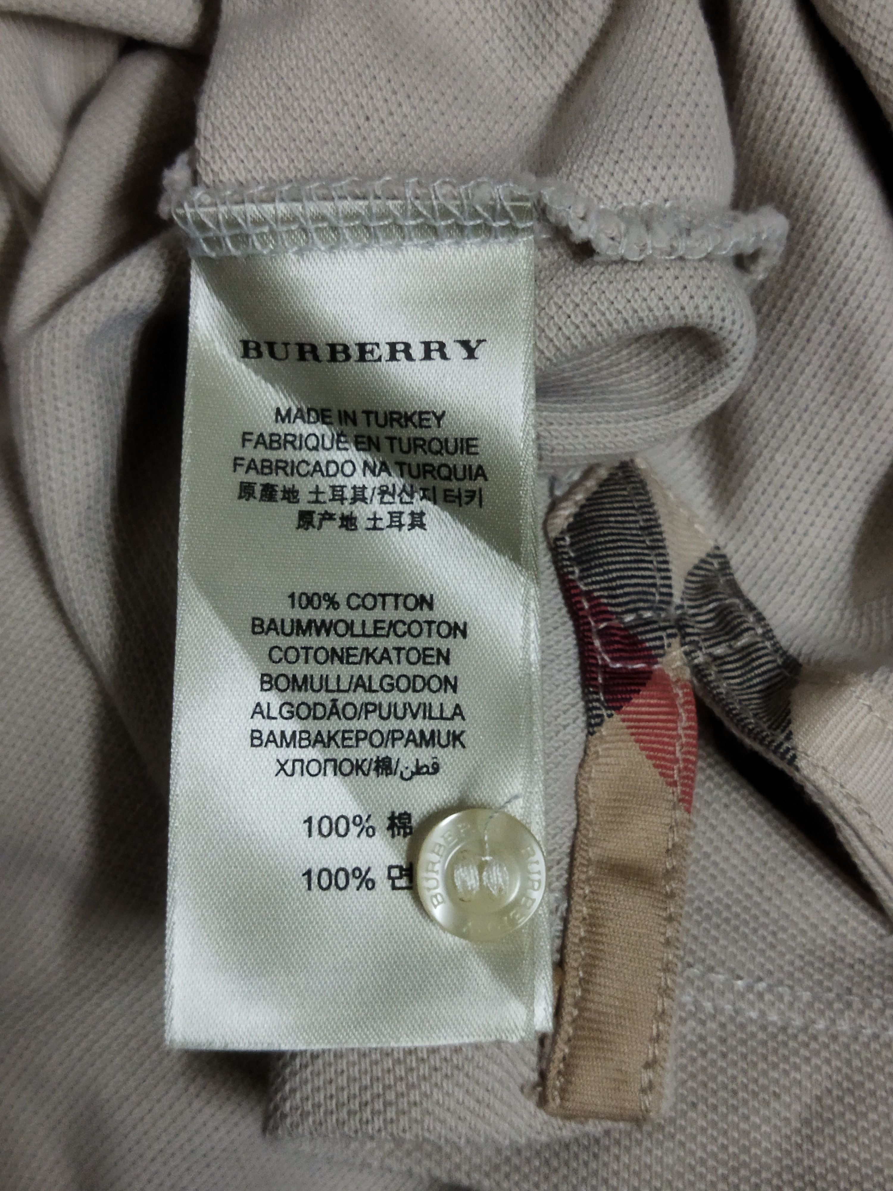 Burberry Burberry Brit Polo Tee Size US L / EU 52-54 / 3 - 4 Thumbnail