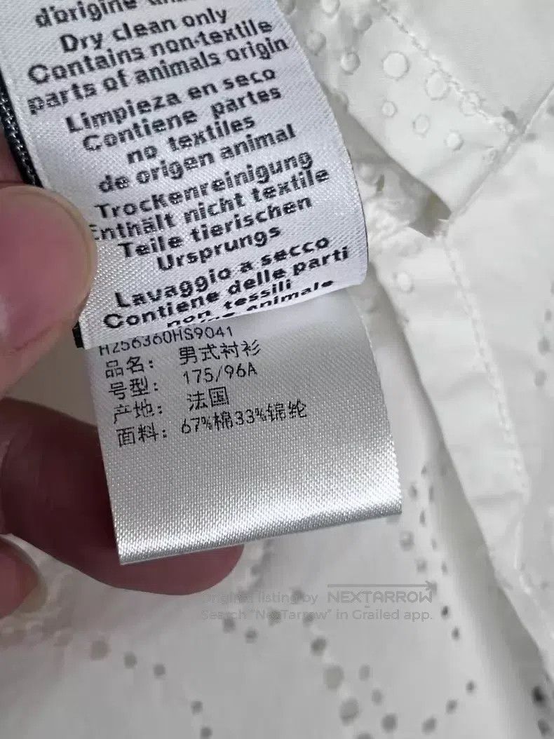 Hermes Hermes size 41 Cutout design cotton shirt Size US M / EU 48-50 / 2 - 5 Thumbnail
