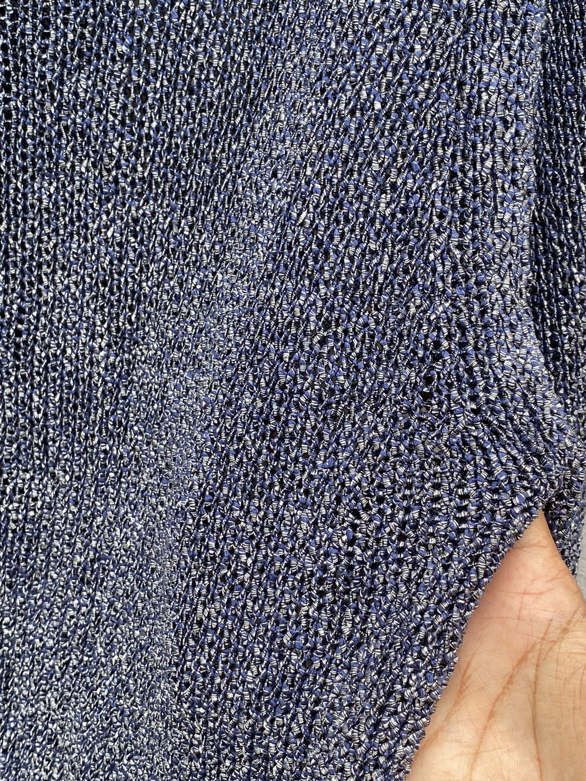 Tornado Mart Tornado Mart Cable Stitch/Fish Net Metal Blue Hooded Size US L / EU 52-54 / 3 - 16 Thumbnail