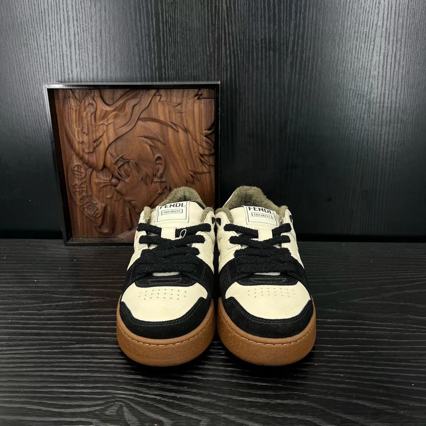Fendi Fendi Match Women's Black & White 99 New Worn Once Size US 4.5 / IT 34.5 - 5 Thumbnail