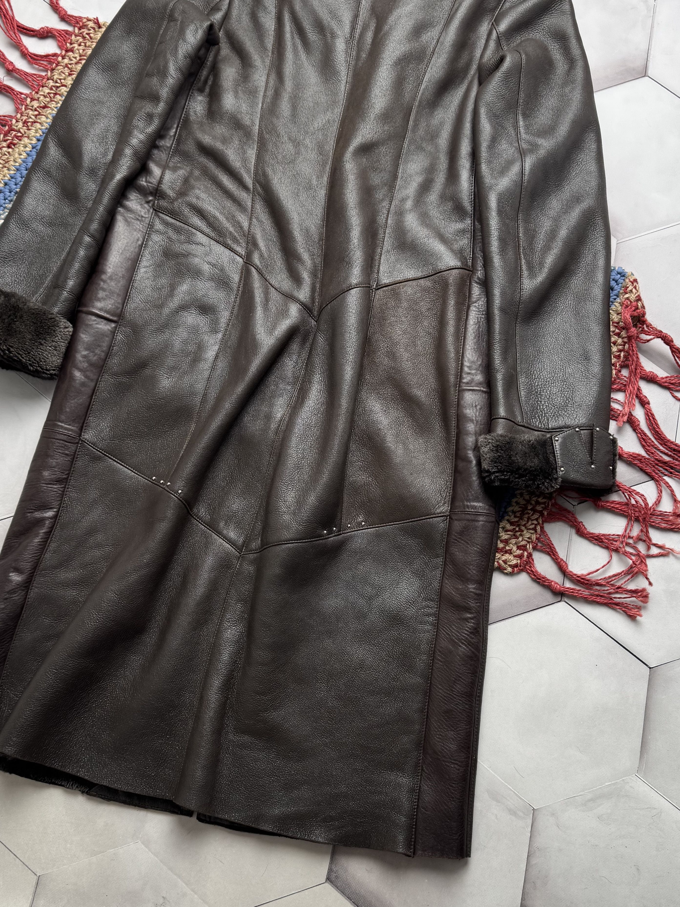 Vintage Vintage Real Sheepskin Coat (E4) Size L / US 10 / IT 46 - 10 Thumbnail