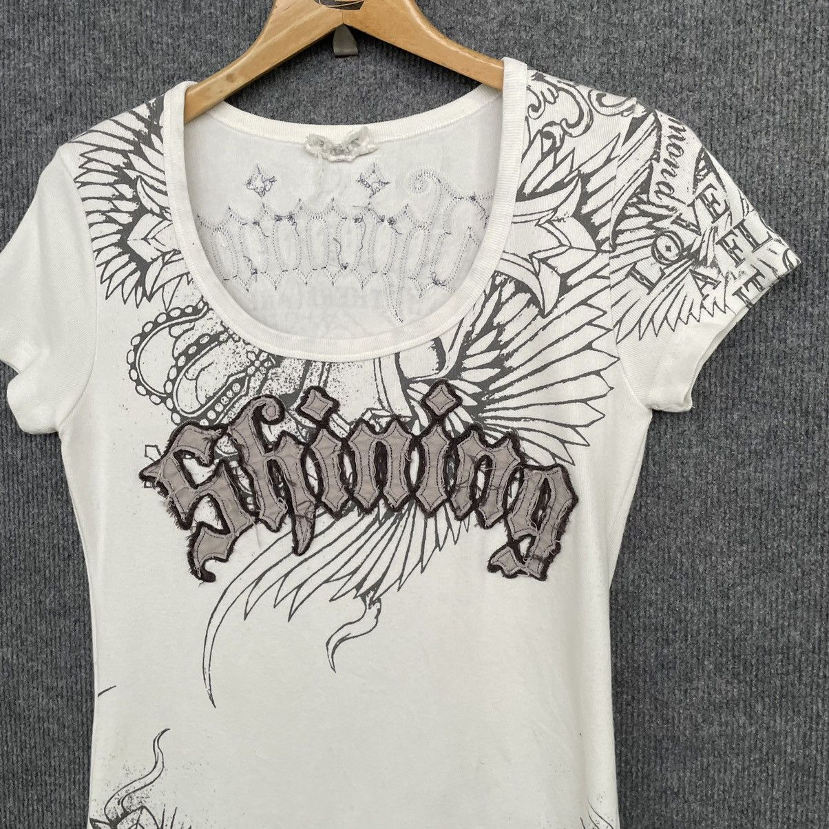 Affliction × If Six Was Nine × Japanese Brand Glitz Shining Blessed Cross Affliction Ifsixwanine Tee Size S / US 4 / IT 40 - 7 Thumbnail