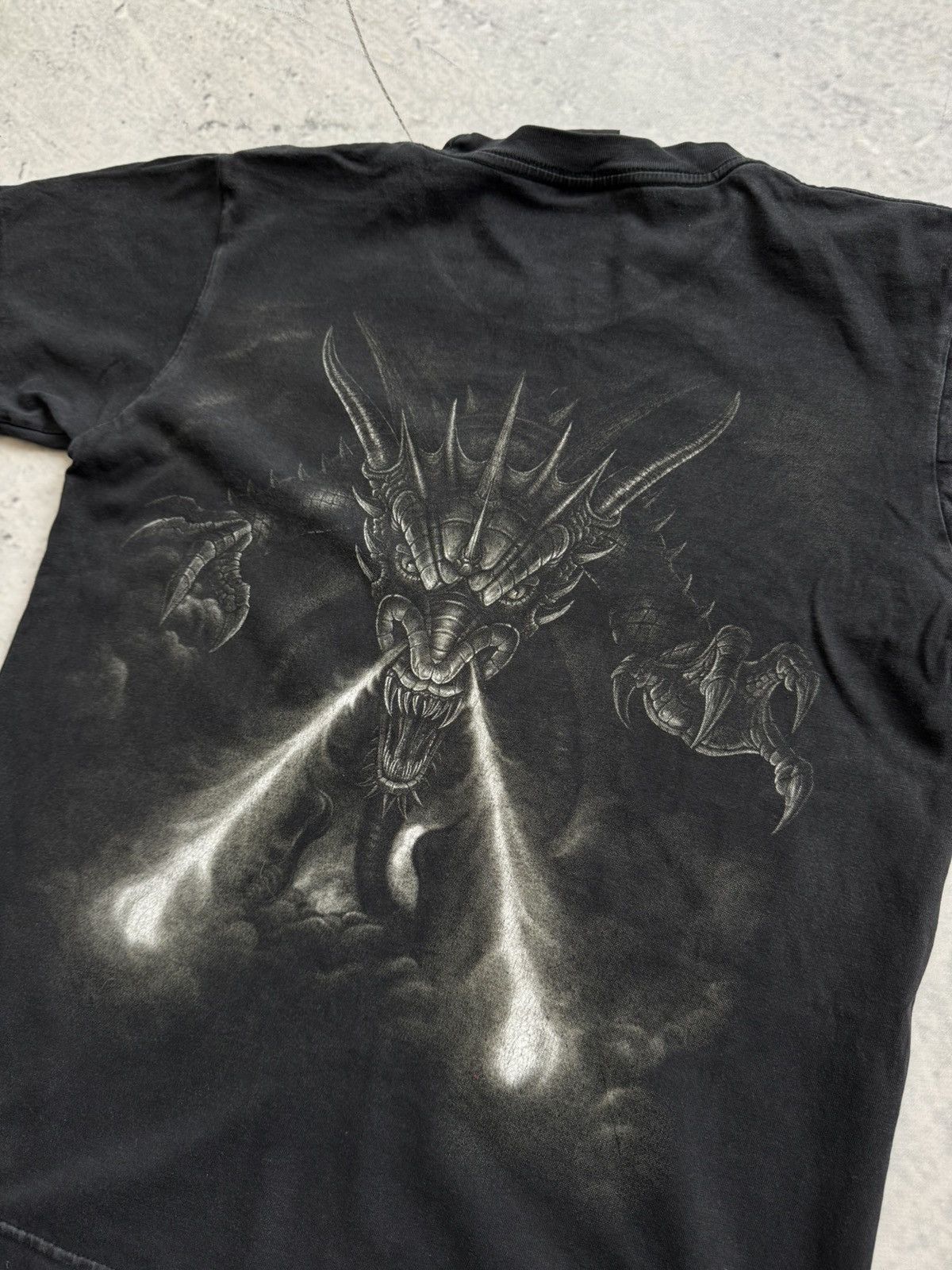 Japanese Brand × Vintage Awesome Japanese big logo Dragon tee Size US M / EU 48-50 / 2 - 6 Thumbnail