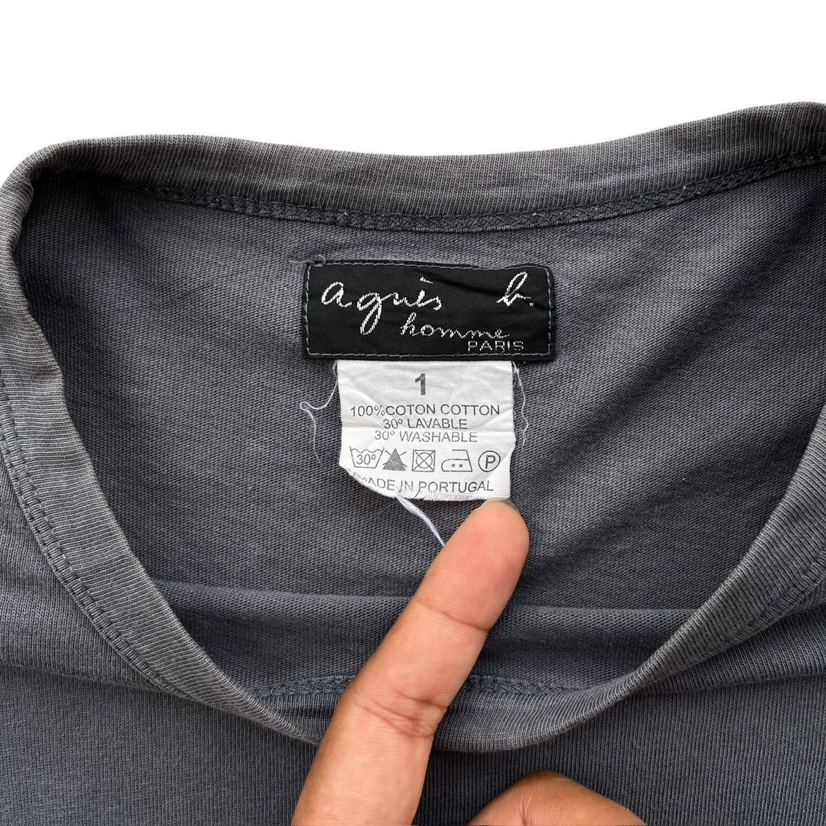 agnes b. Vintage 90s Agnes b. Paris Longsleeve Size US L / EU 52-54 / 3 - 3 Thumbnail