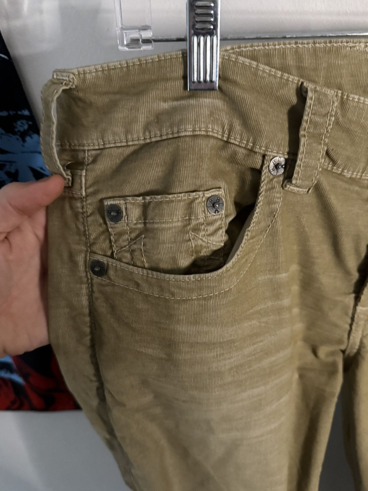 True Religion TRUE RELIGION Corduroy Pants Beige Size US 32 / EU 48 - 7 Thumbnail