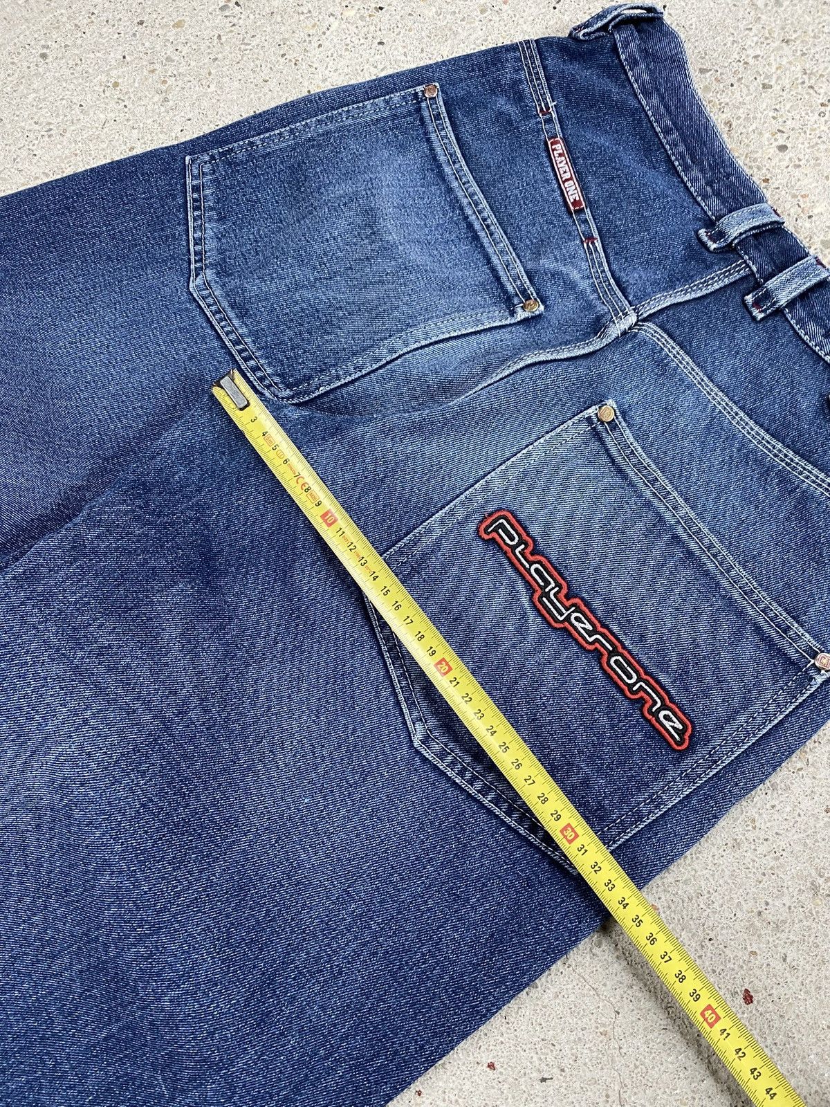 JNCO Vintage player one baggy jeans oversized rap wide leg Size US 30 / EU 46 - 12 Thumbnail