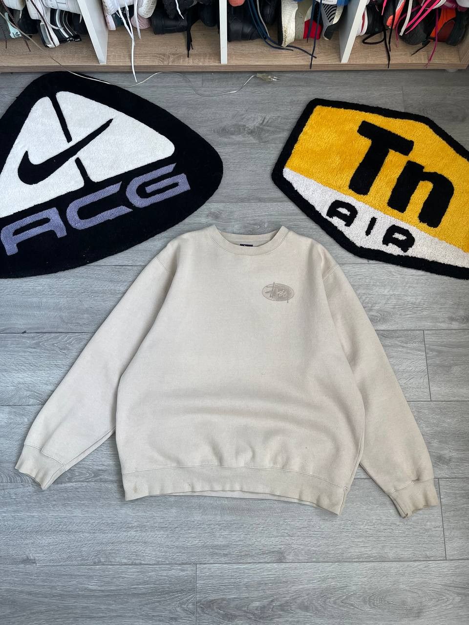 Streetwear × Stussy × Vintage vintage rare 90s stussy big logo sweatshirt Size US M / EU 48-50 / 2 - 2 Thumbnail